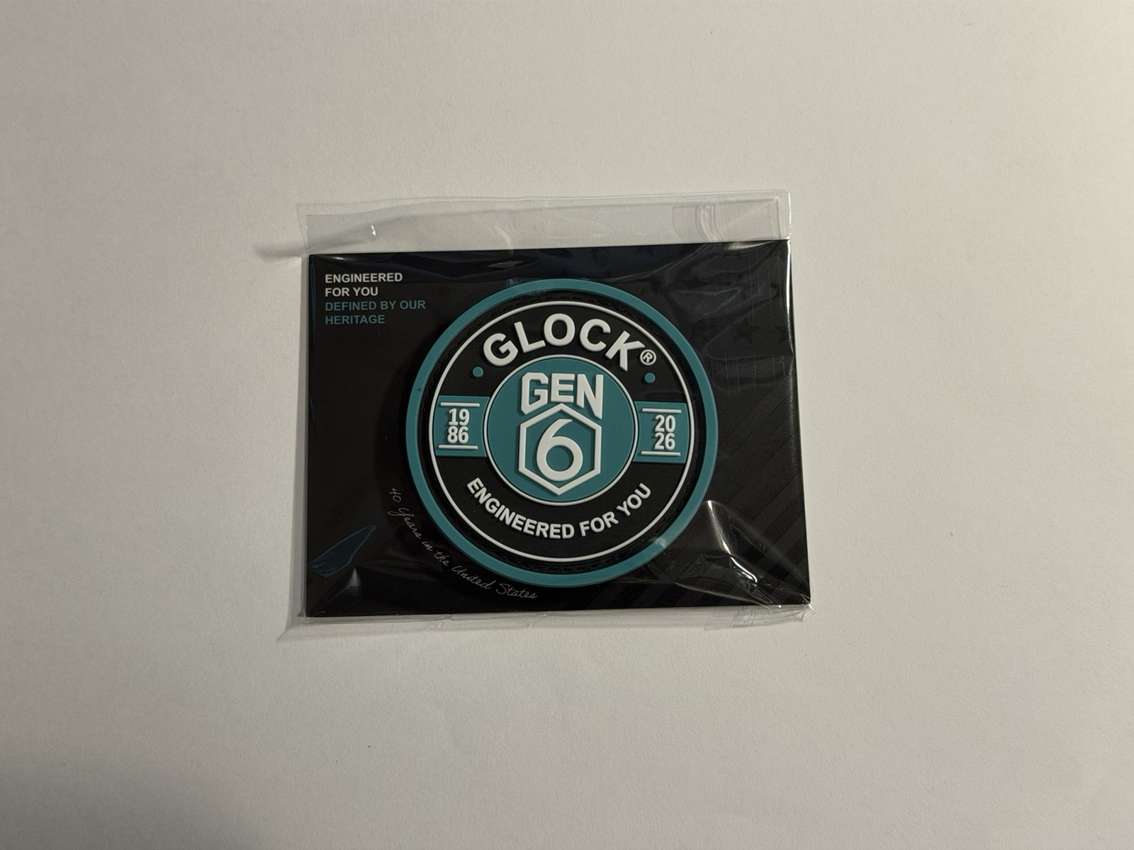 SHOT SHOW 2026 GLOCK Gen 6 MORALE hook and loop PATCH ** NEW