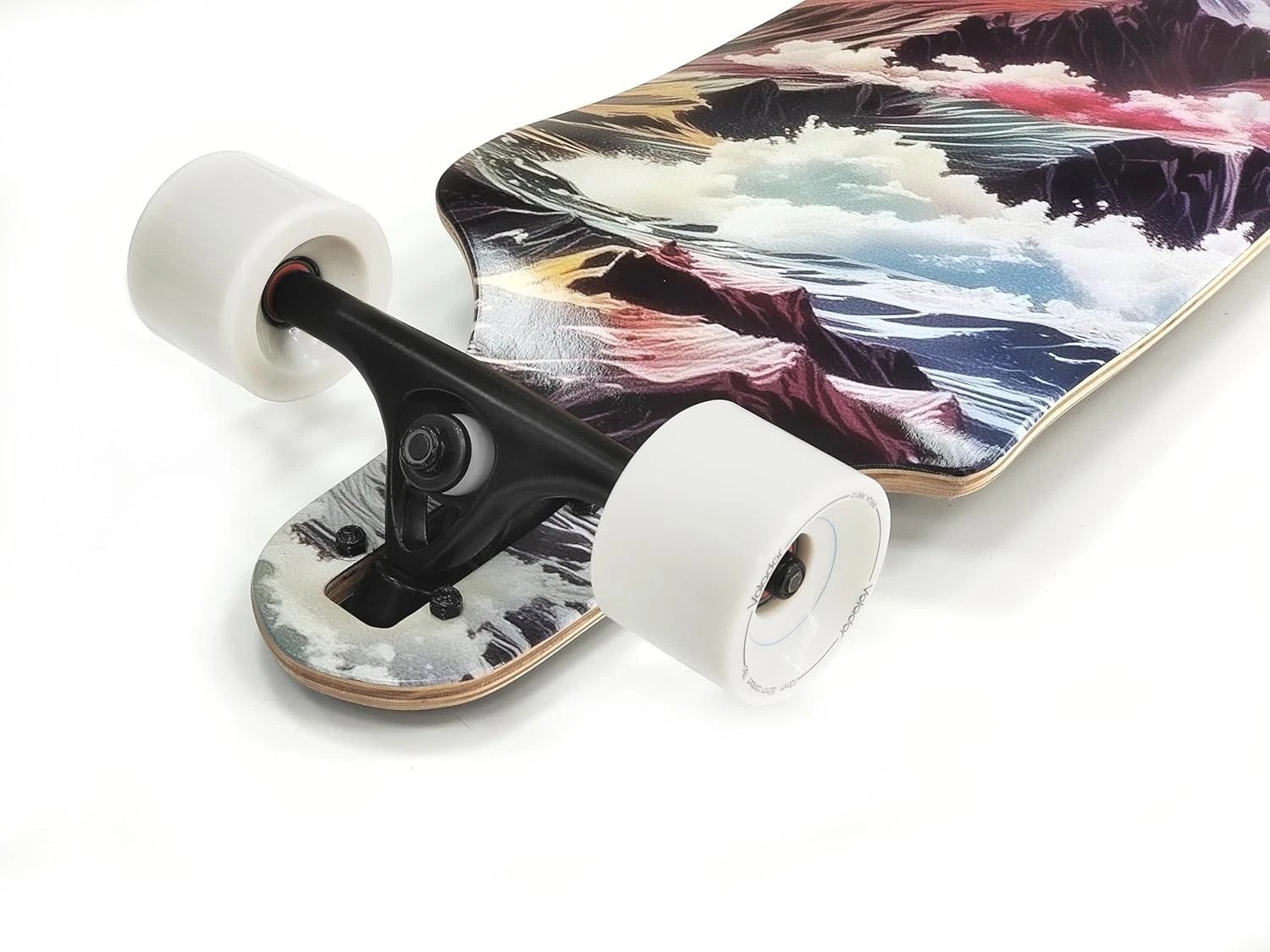 Downhill Maple Skateboard | 40-inch Drop Trough Deck | Made for Cruising Ride