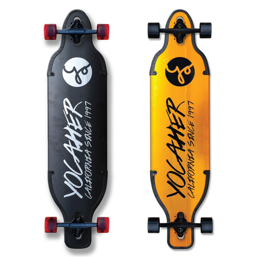 Yocaher Aluminum Drop Through Complete longboard