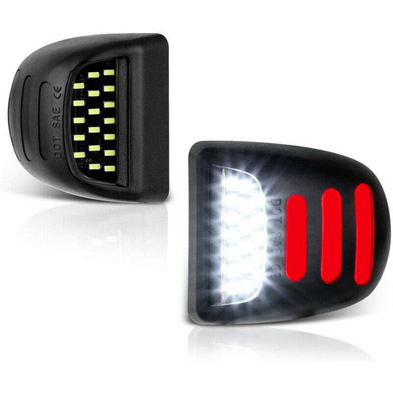 For Avalanche For Silverado Tahoe LED License Number Plate Lights Tag Rear Lamps