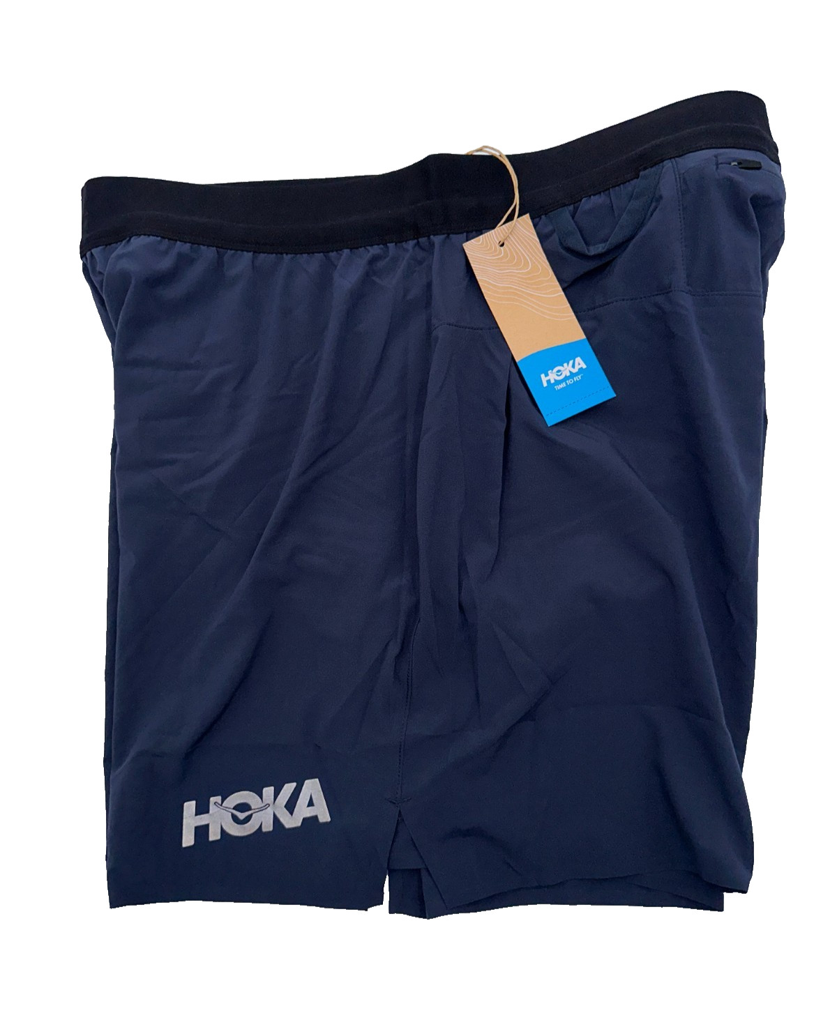 $64 HOKA Men's Running Shorts 5" - 1135027 -Outer Space - Medium - New With Tag
