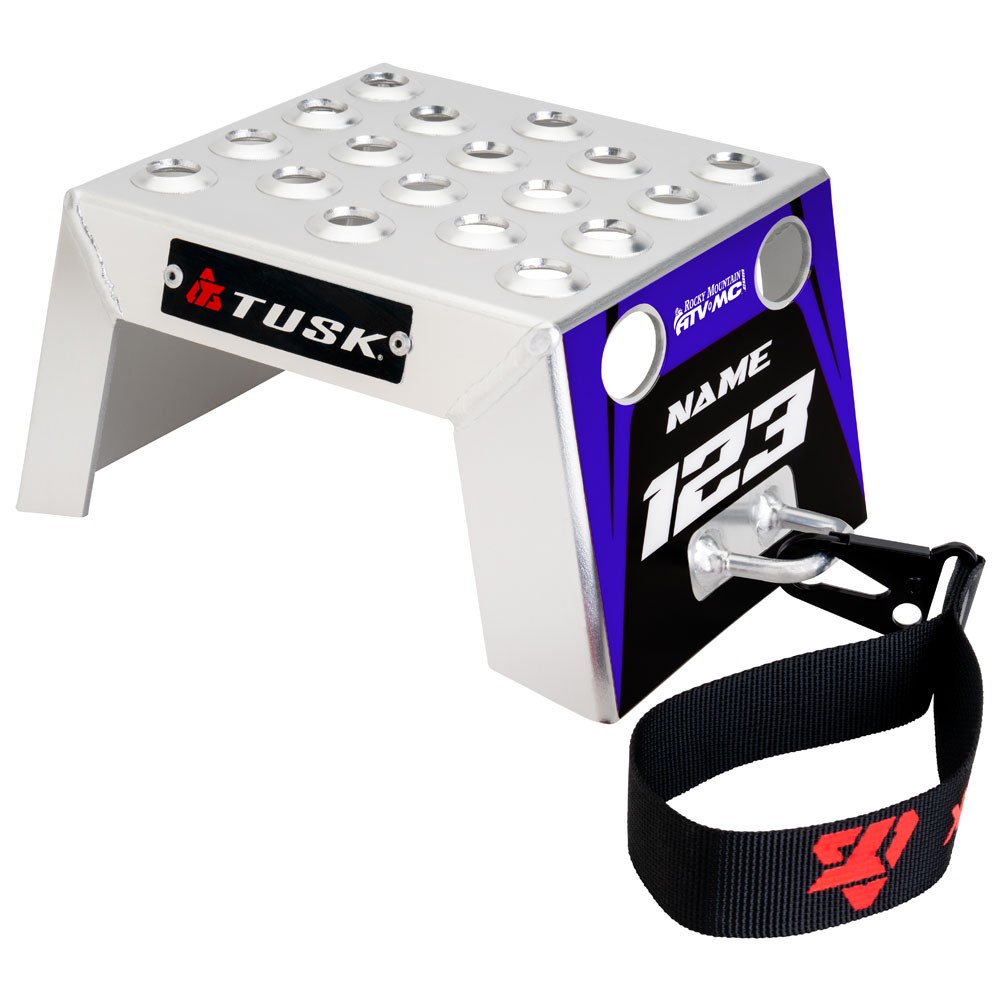 Tusk Moto Starting Blocks - Rev Blue 4"