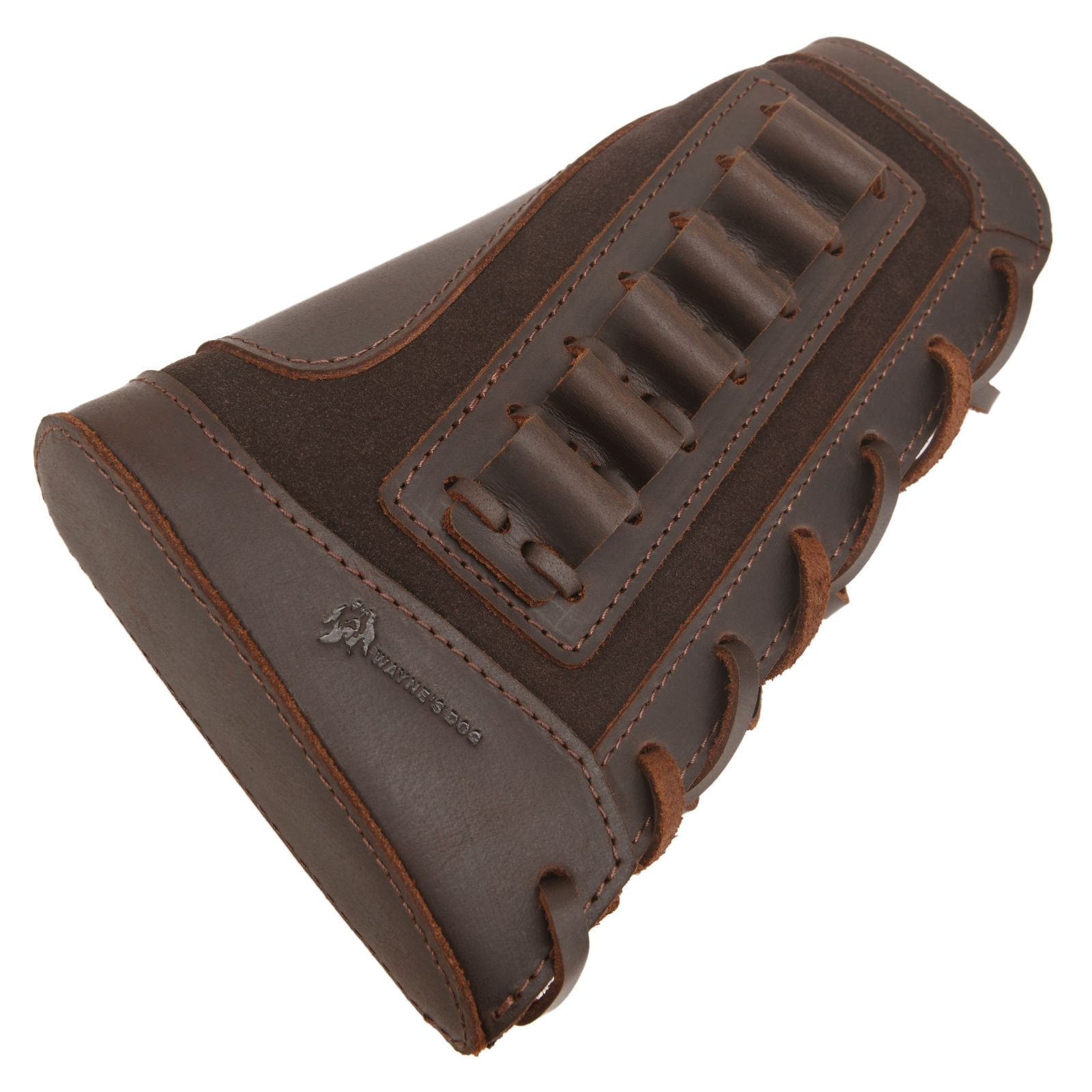 Leather Gun Rifle Cheek Rest Shell Holder Shotgun Recoil Pad for .308.22LR .357