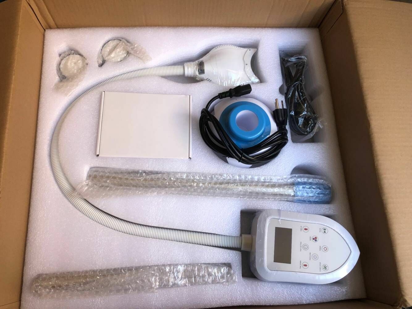 38W MD669 Teeth Whitening Machine Dental Bleaching Lamp 28W Blue 10W Red Light