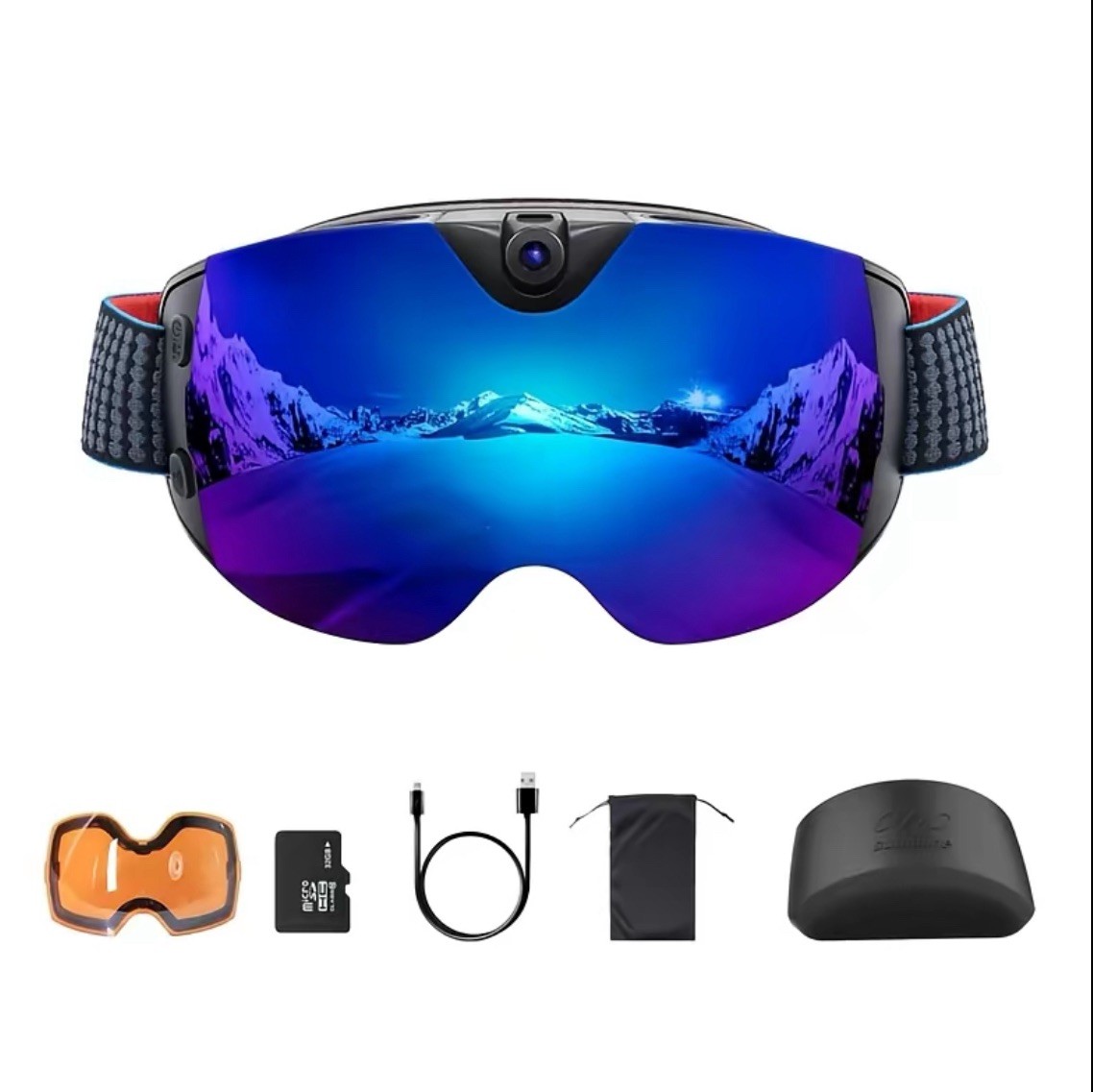 Visionex HD skii helmet POV Camera Goggles