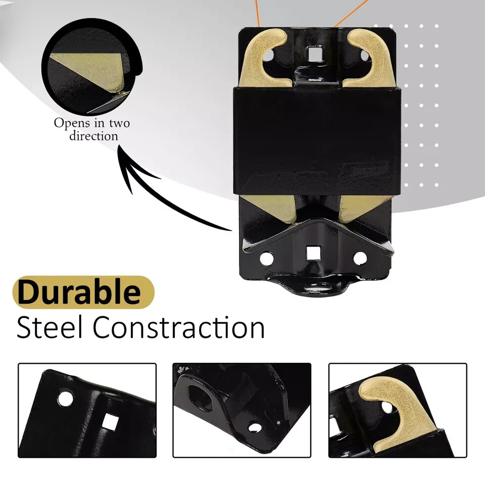 Livestock Lockable Tube Gate Latch for Farm, Fence, Ranch – 2-Way Swinging