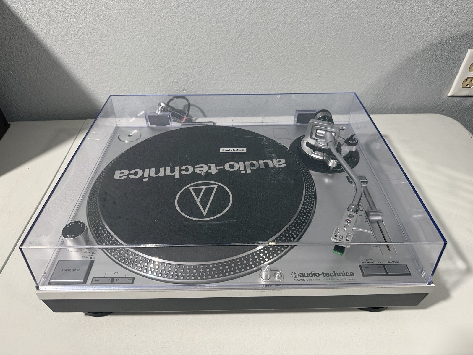 Audio Technica AT-LP120-USB Direct Drive Turntable Fully Tested Professional🔥🔥
