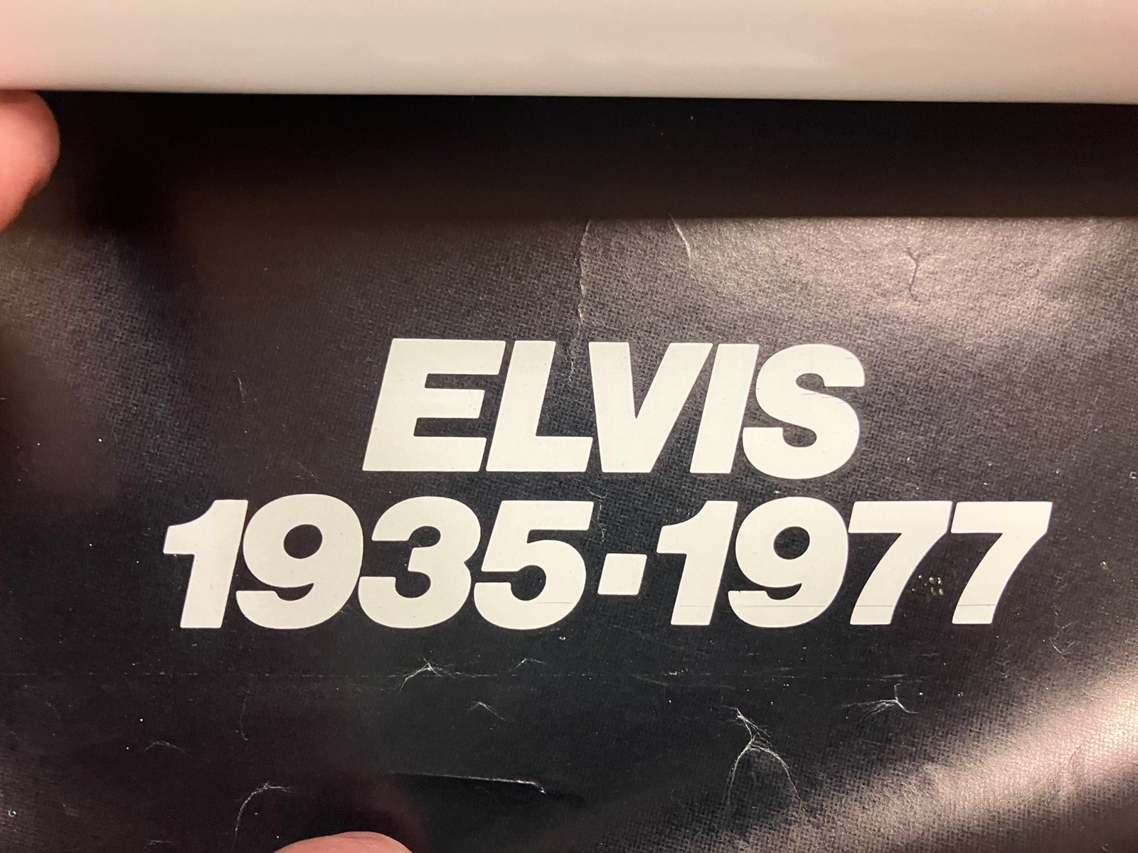 Ex Large 34 x 76 Orig Vintage 1985 ELVIS PRESLEY 1935-1977 Door Poster Gold Suit