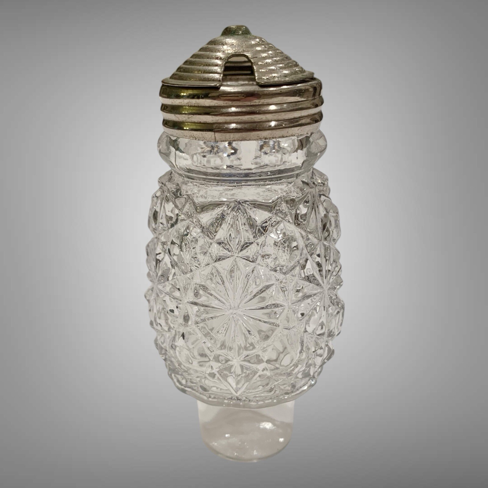 1860s Belmont Co. EAPG Pattern Glass Condiment Cruets (2) And Castor Set