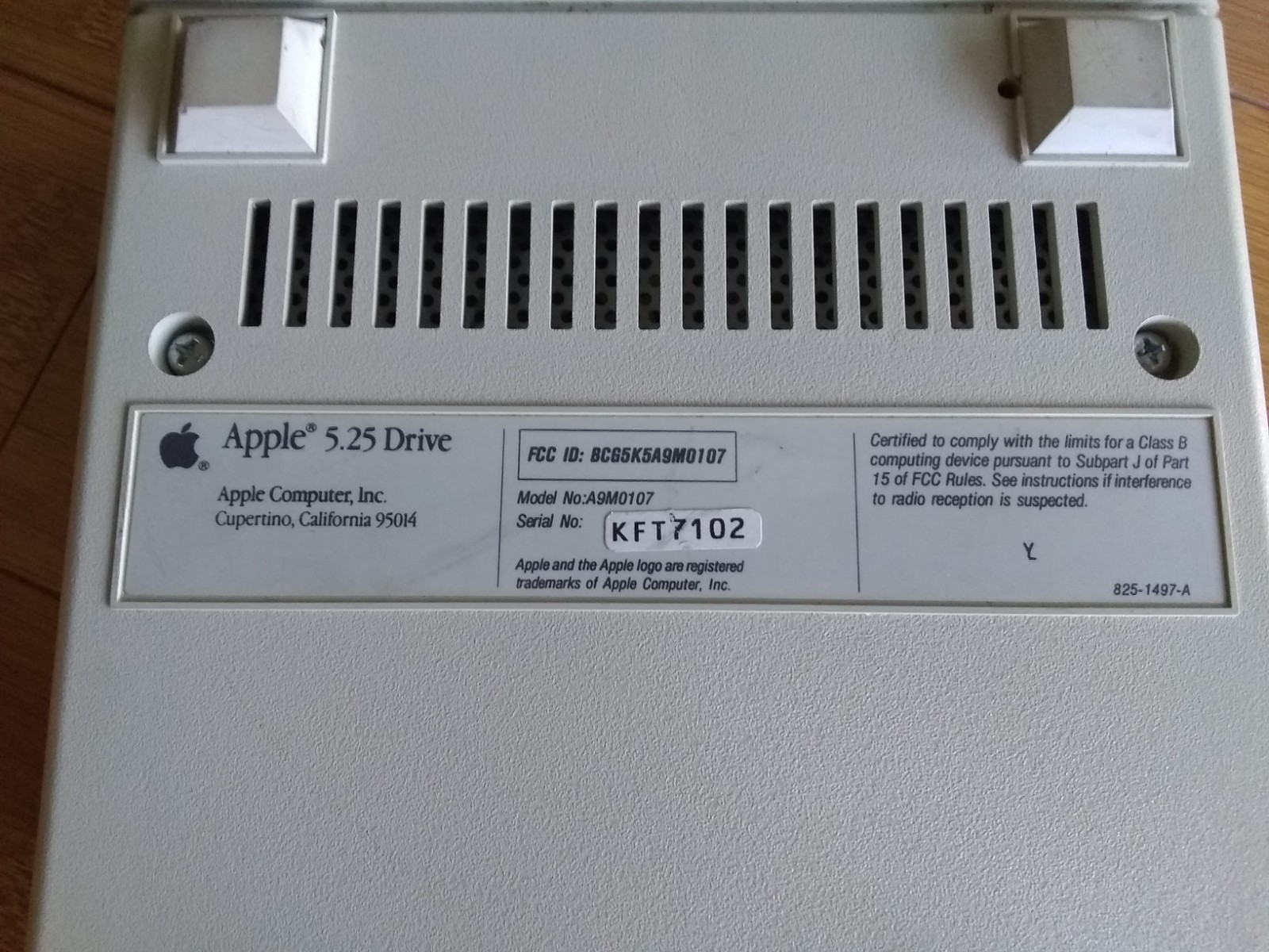 Apple 5.25 Drive A9M0107, Floppy Disk Drive For Apple II II+ IIe IIGS