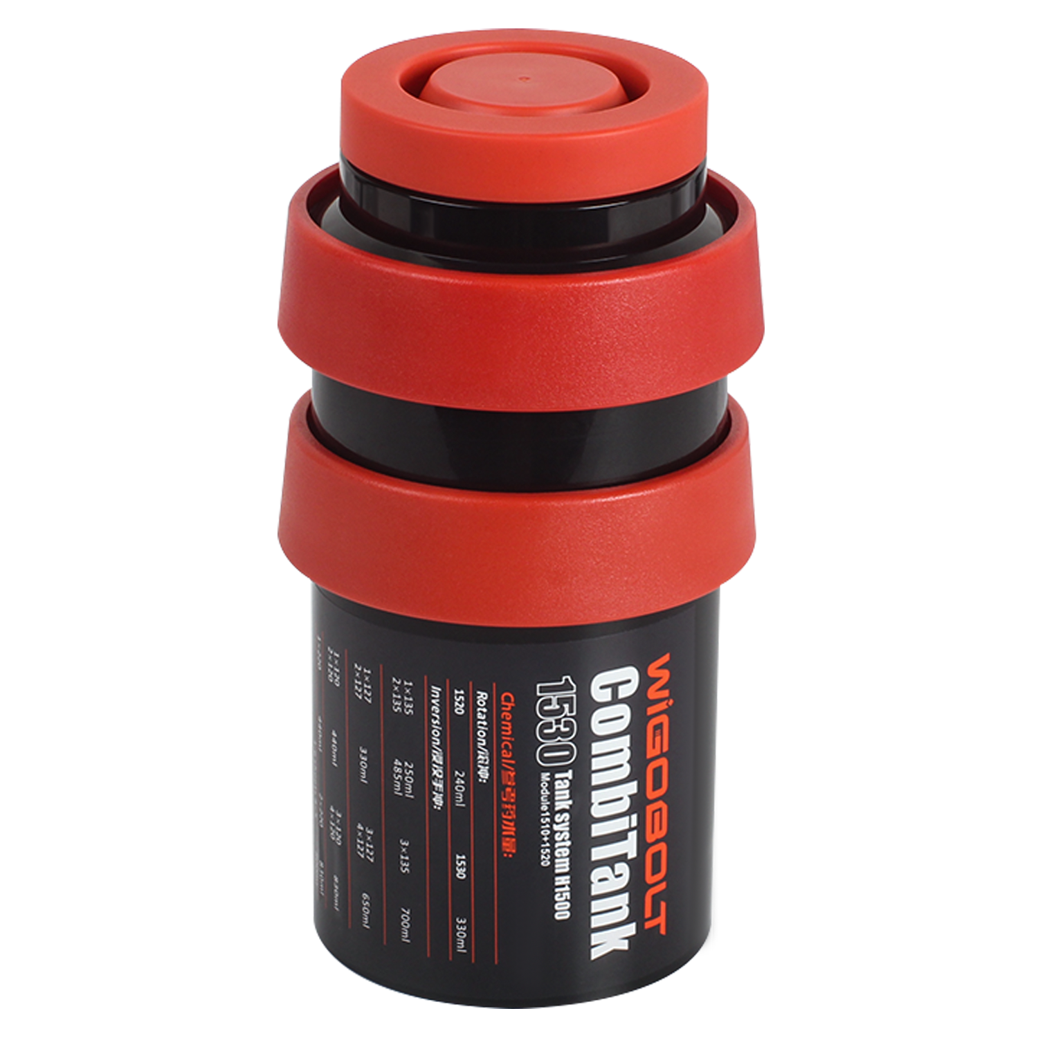 eTone Extended Developing Tank 3 Spirals 120 35 4x5 B/W film Darkroom Processing