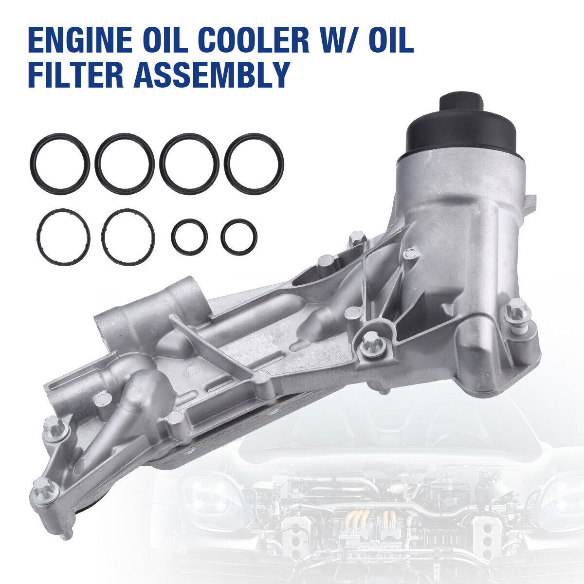 Engine Oil Cooler Filter Housing For Chevy Cruze Sonic Aveo 1.6L 1.8L 93186324