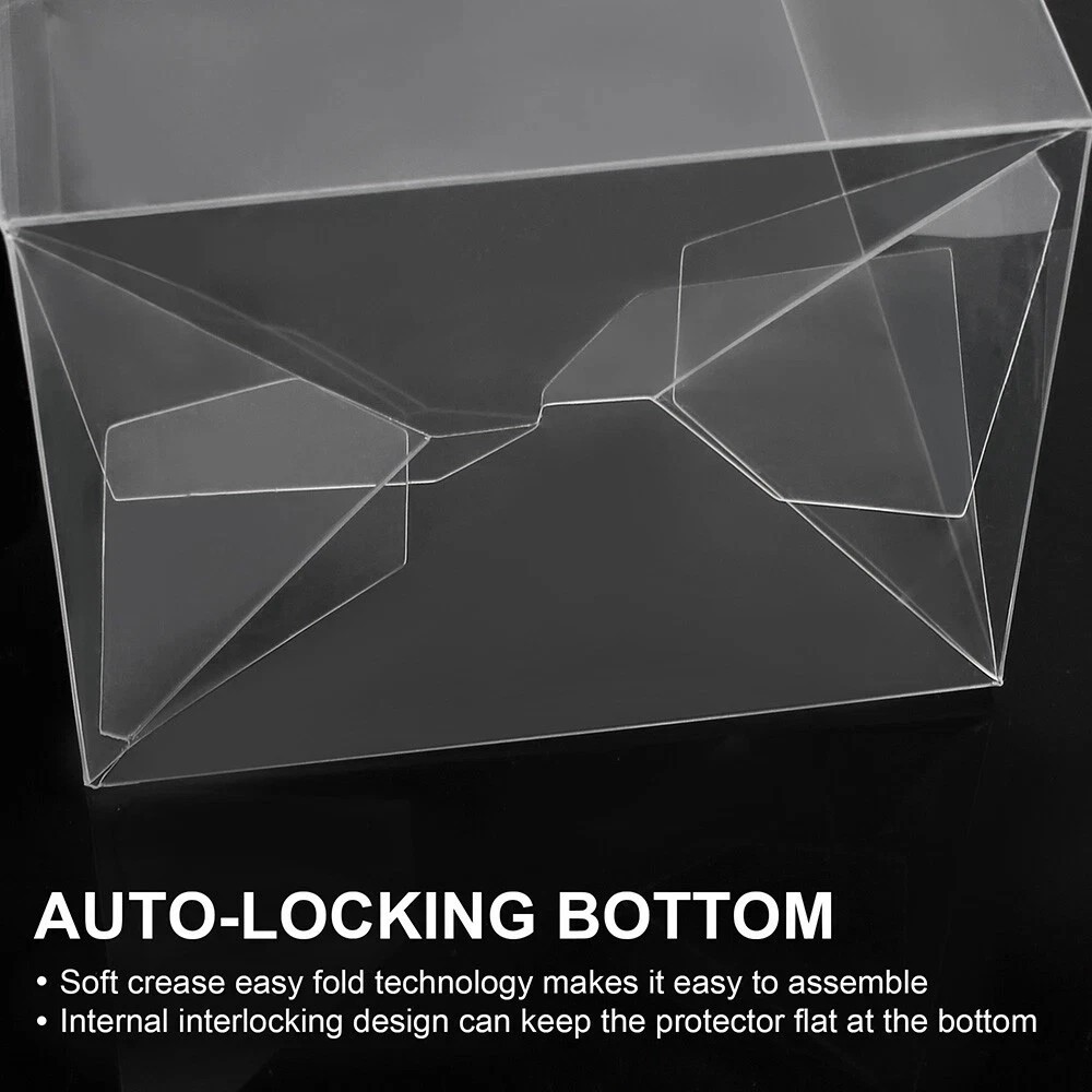 Premium Funko Pop Protectors – Clear PET Cases 10/20/50/100 Pack for 4” Pops