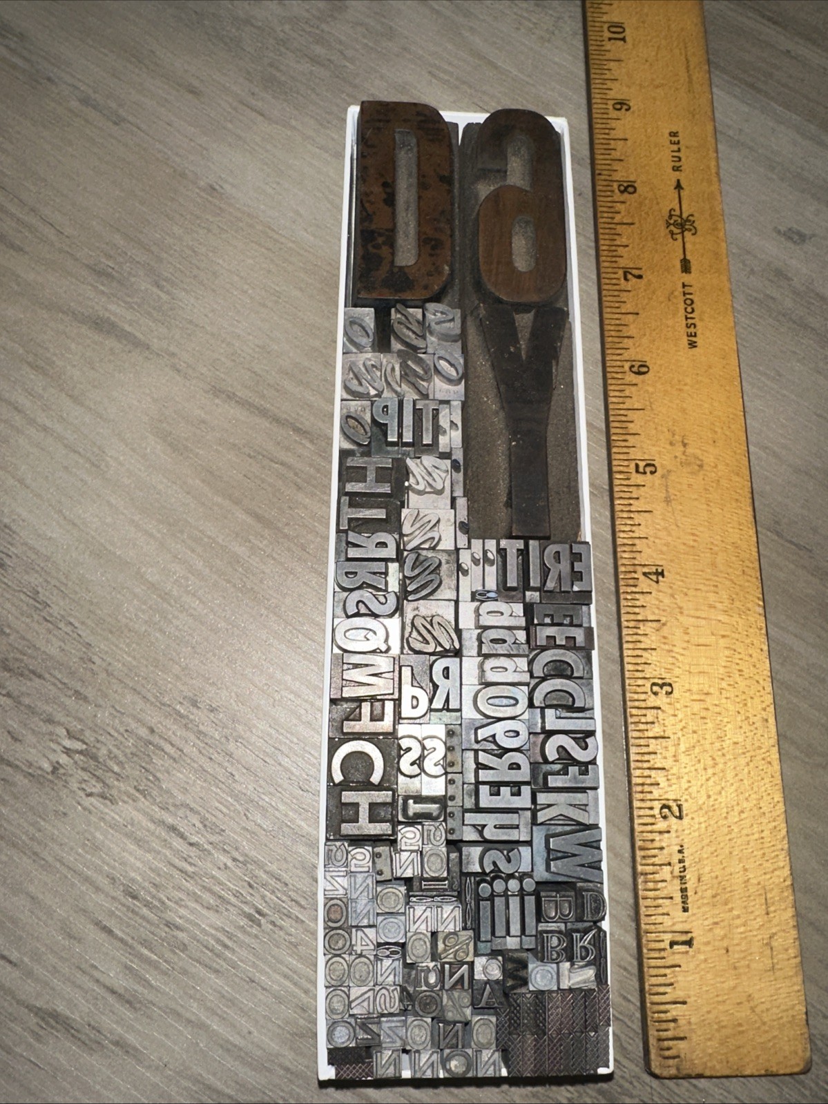 Printing Blocks “ Dingbats Variety “ Nice Collection Letterpress Letters Etc. 2