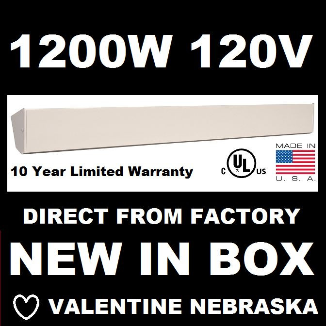 Cove Heater - Comfort Cove Electric Radiant Heater 1500W 240V 94" (8') C-15024