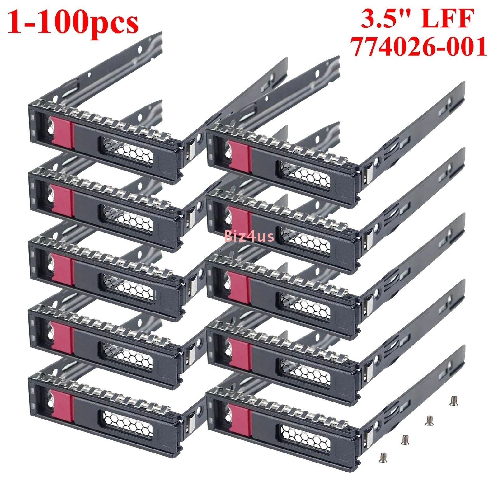 Lot ForHP 3.5" LFF Drive Tray Caddy Proliant ML350 ML110 ML30 Gen10/Gen10+/Gen11