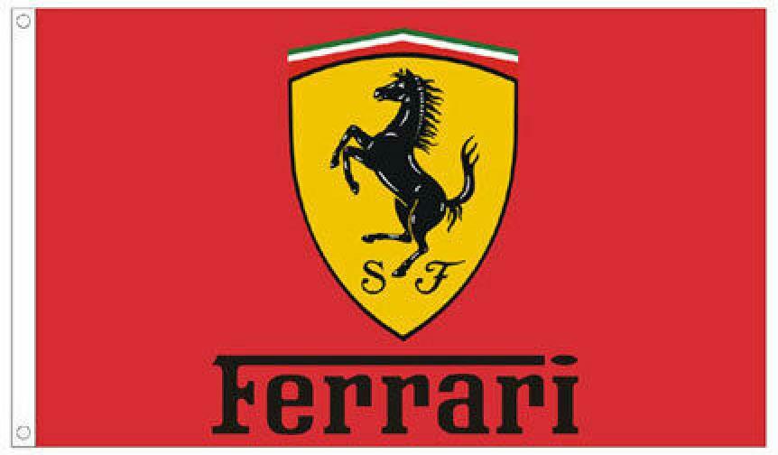 Ferrari 3 x 5 Flag Banner 3x5 ft Italy Car Manufacturer Red New
