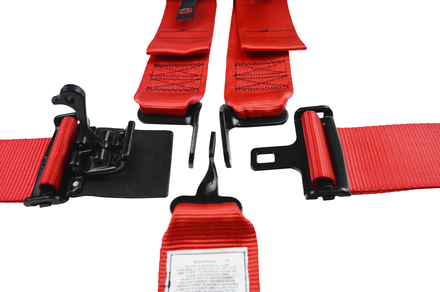 NHRA APPROVED SFI 16.1 RED RACING HARNESS LATCH & LINK V ROLL BAR MOUNT