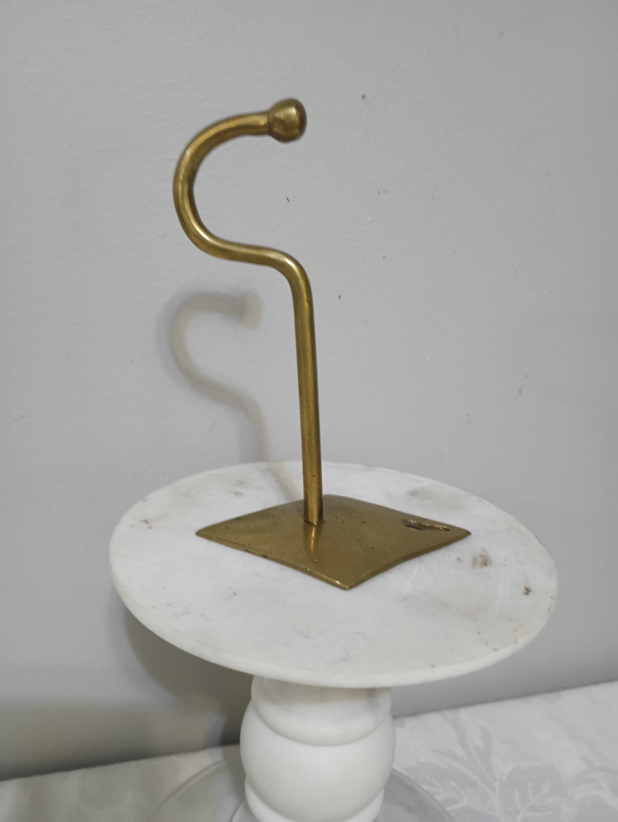 Collection Of Brass Items. Large Victorian Clip, 4 Leaf Clover