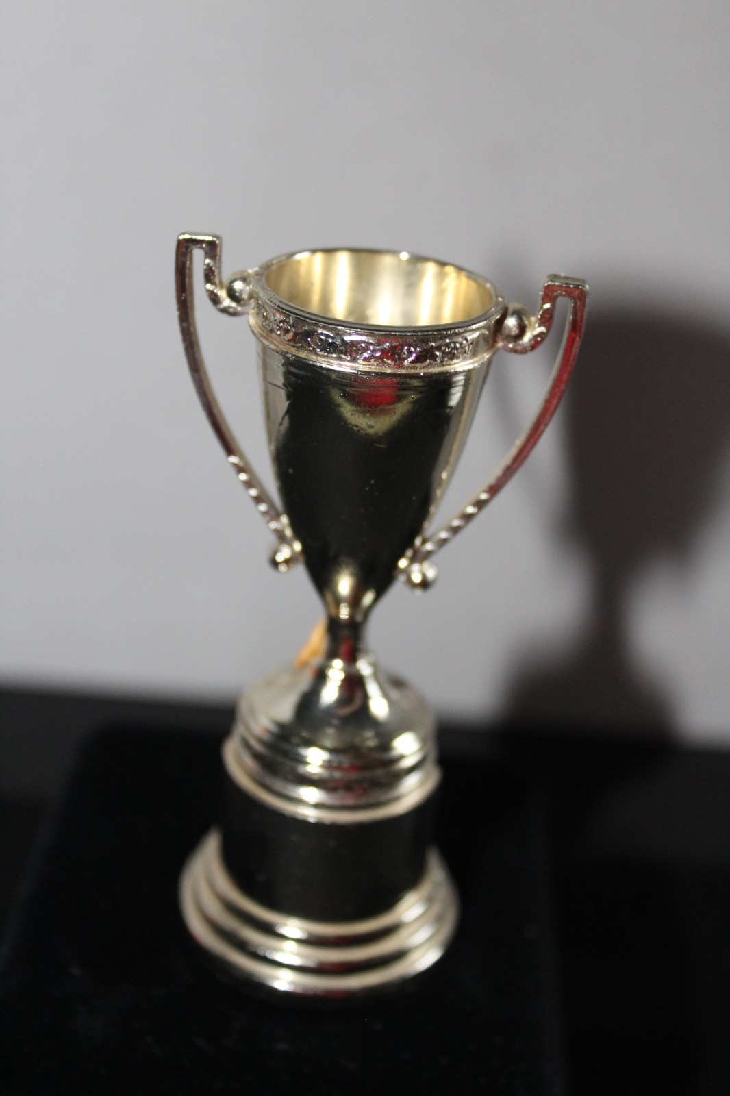 Vintage Small Silver Toned Basketball Loving Cup