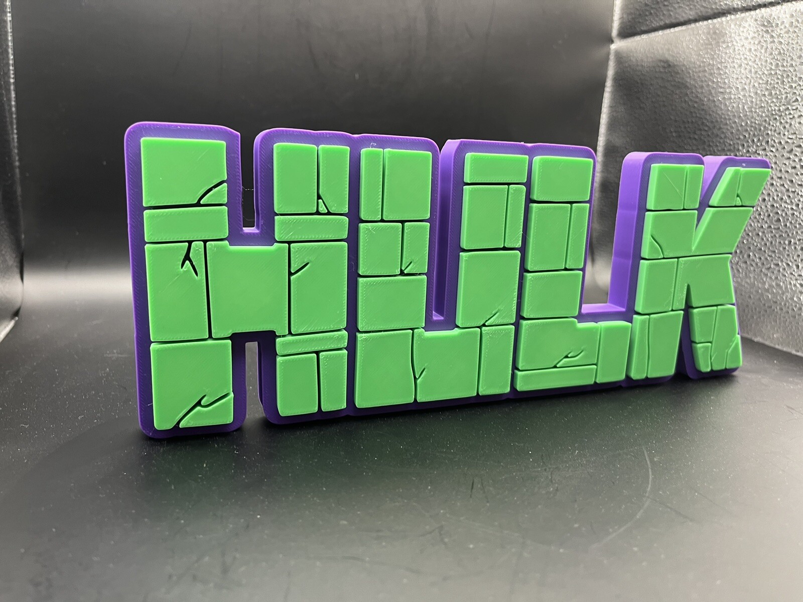 The Hulk Logo Sign Display | 3D Wall Desk Shelf Art