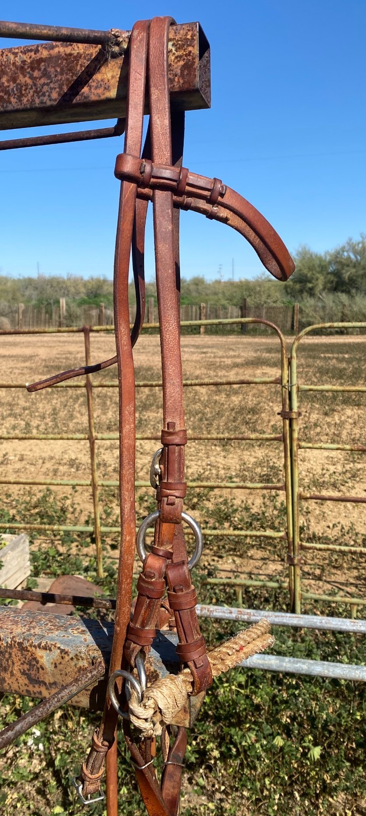 Murphy Leather Western Side Pull Bridle Bitless Training Headstall