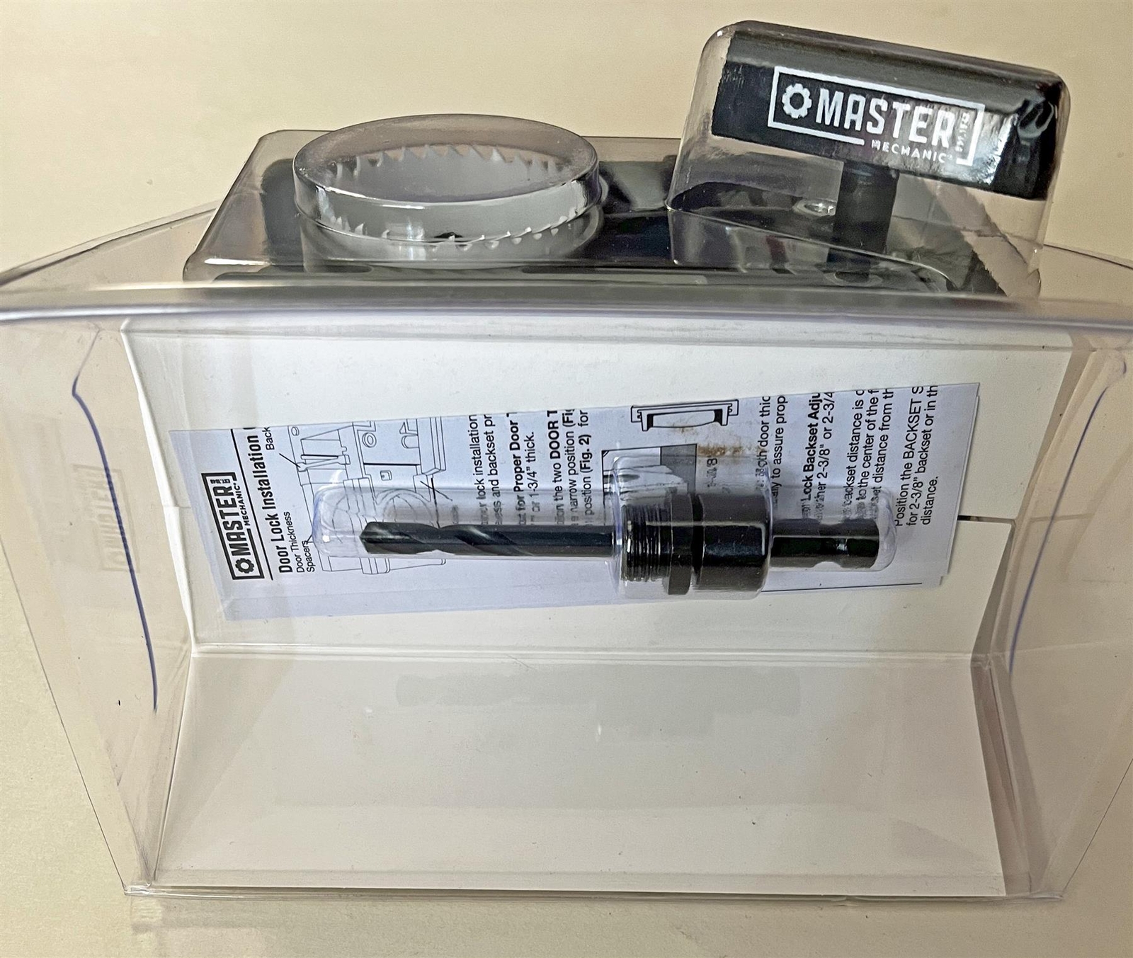Master Mechanic DOOR LOCK INSTALLATION KIT Bi-Metal Hole Saws