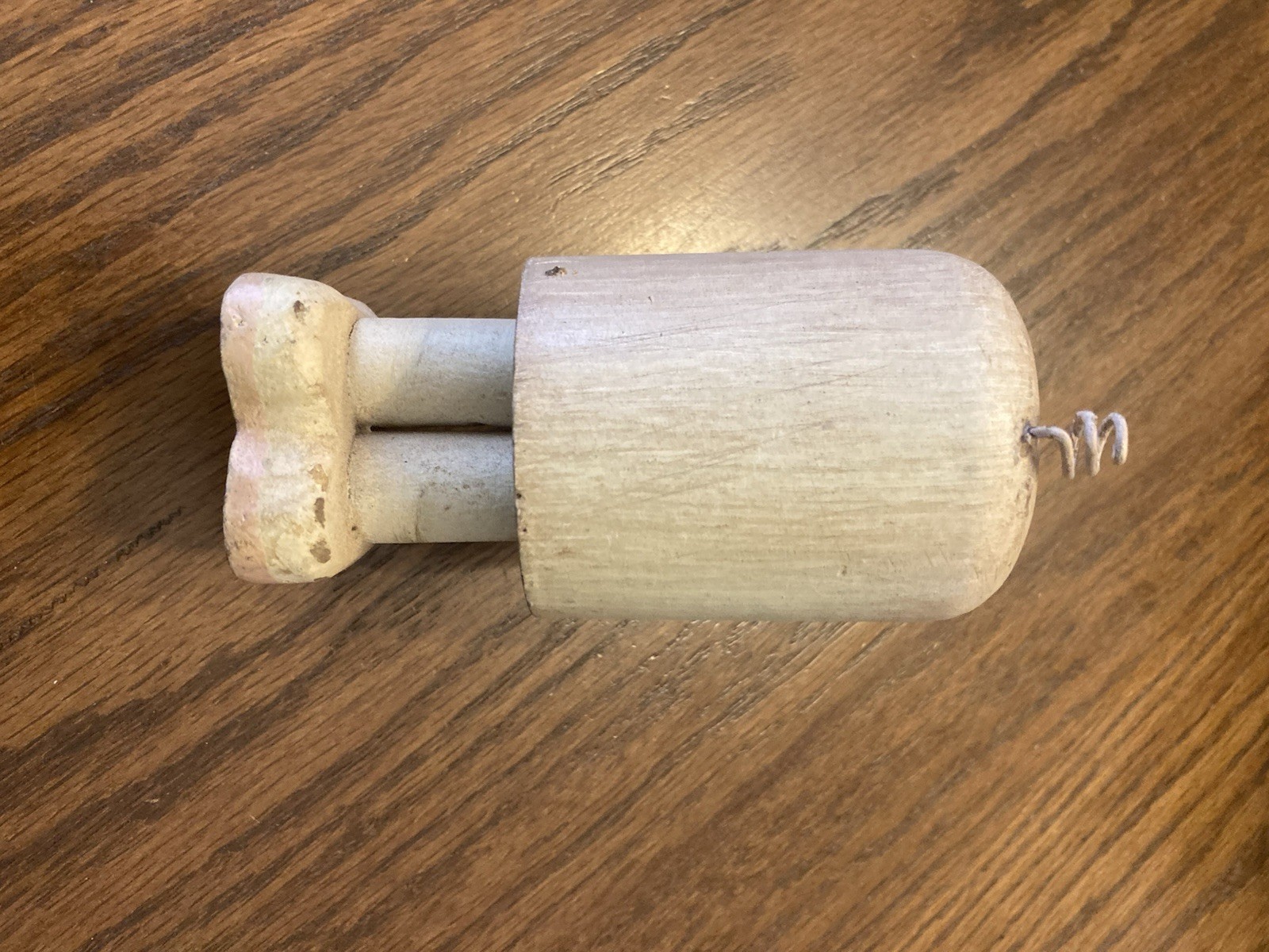 Vintage Wooden Cow & Pig Figurines Handmade Farm Country Decor Folk Art