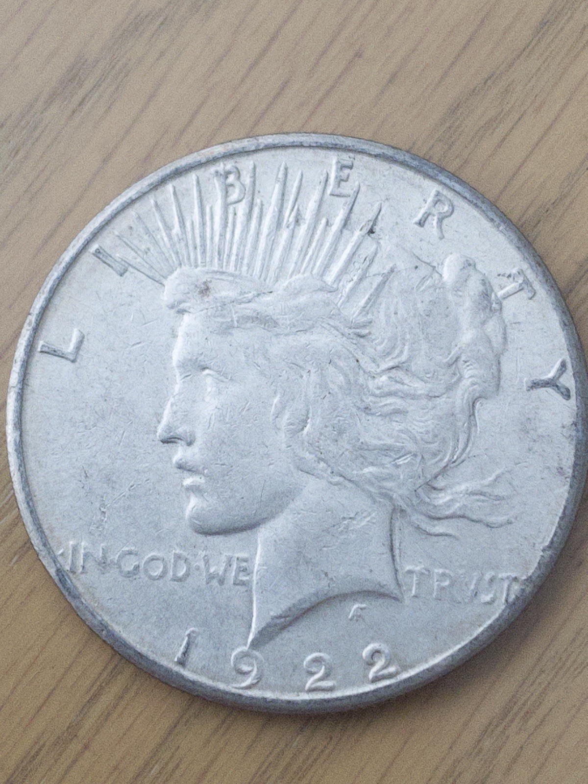 90% Silver Peace Dollars, Circulated, Lot Of 7. Give Peace a Chance!