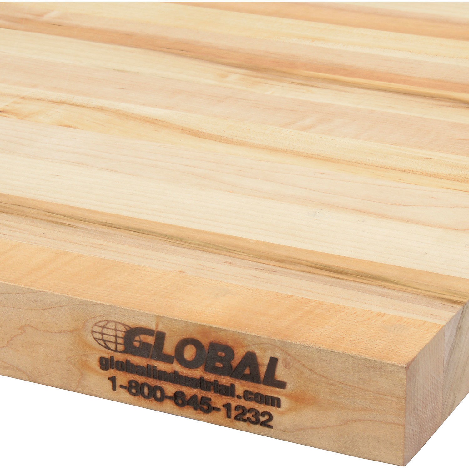 Global Industrial Maple Square Edge Bench Top 72 x 24