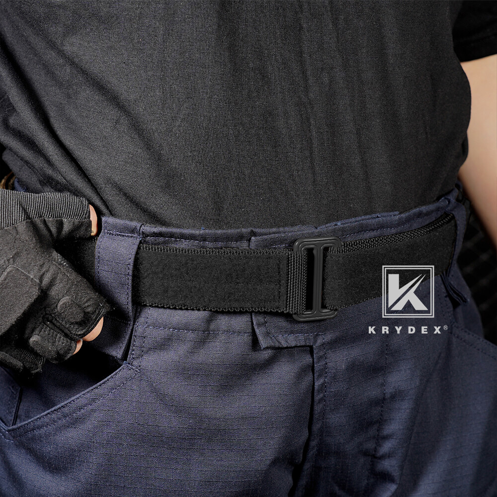 KRYDEX Tactical Base Belt EDC Under Loop Inner Belt 1.5inch Duty Concealed Carry