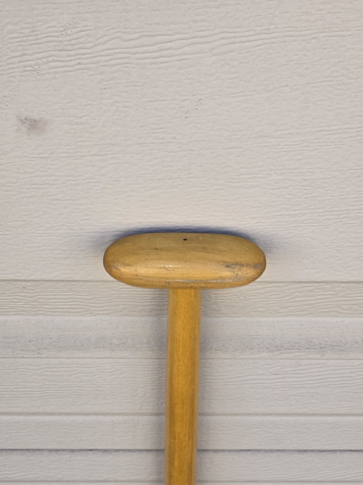 *RARE* MUDBROOK PADDLES WI, USA Wood Angled Outrigger Canoe Paddle 52"x9"