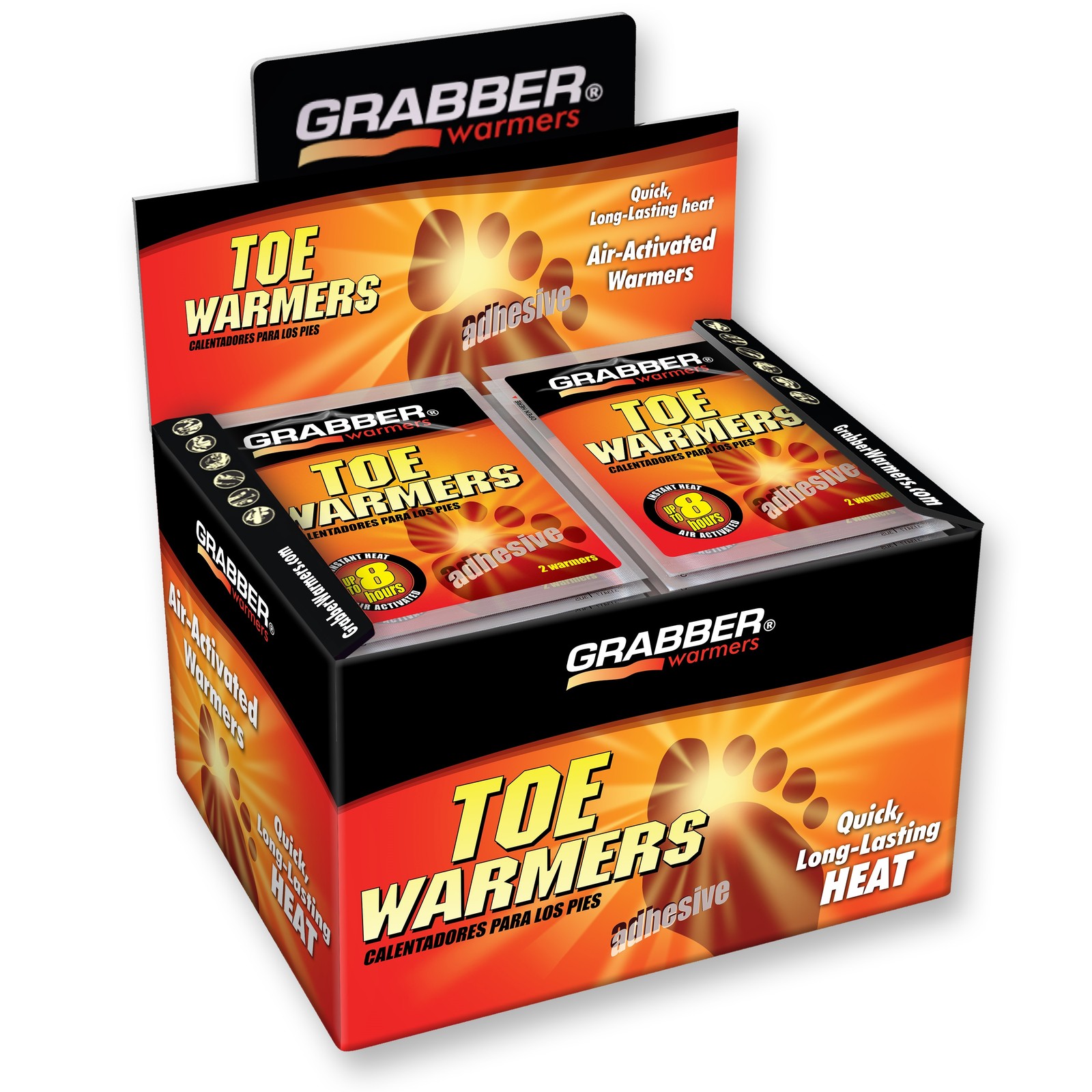 Grabber Toe Warmers - Box of 40 Pairs