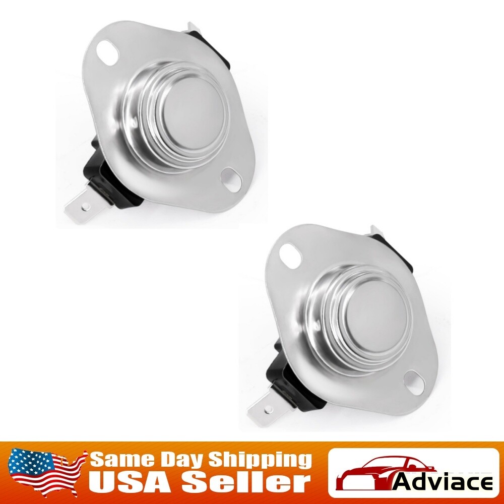 2x 80314 Low Limit Therm-O-Disc Switch for US Stove Hot Blast 1557M Wood Furnace