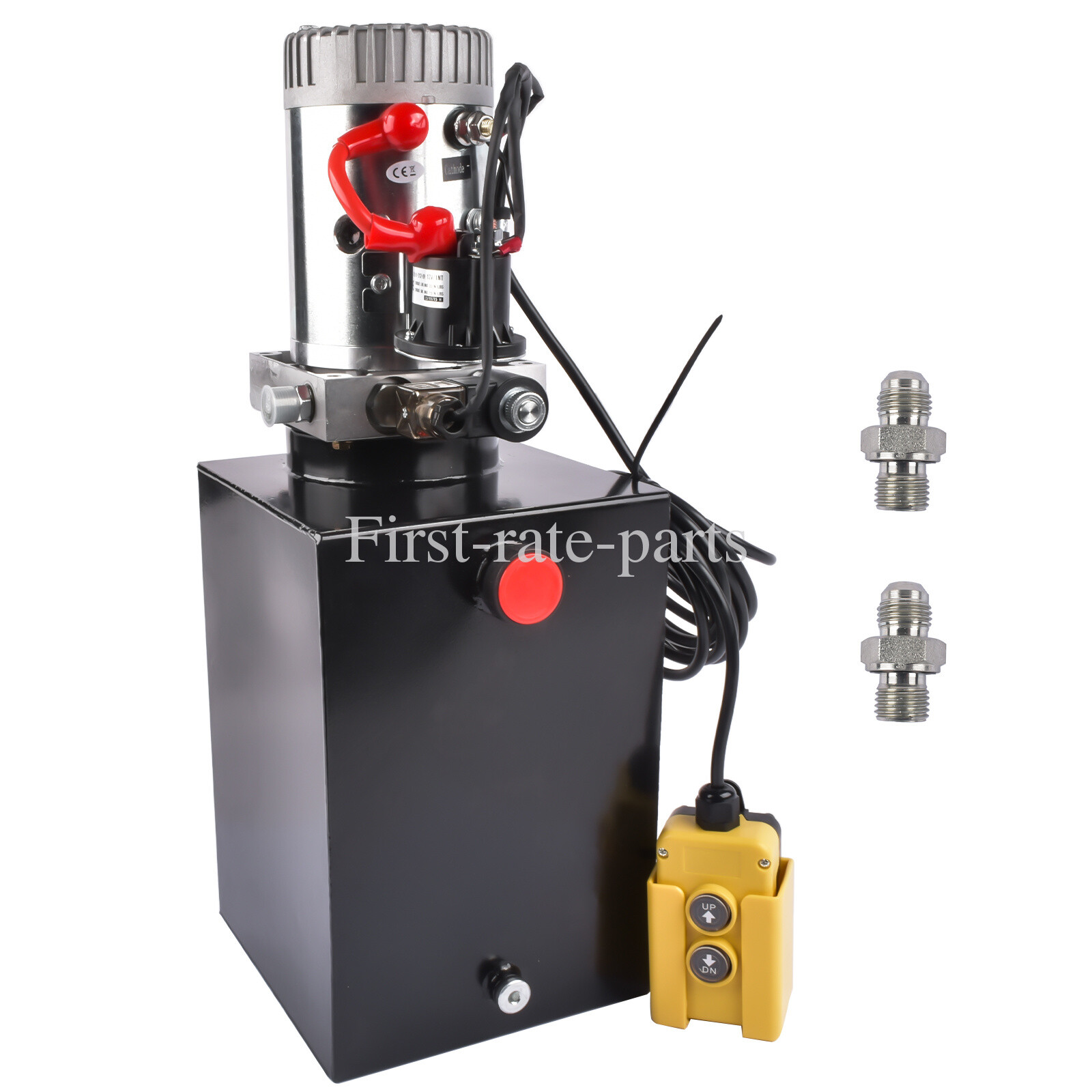 12 Quart Single Acting Hydraulic Pump 12V DC Dump Trailer Hydraulic Power Unit