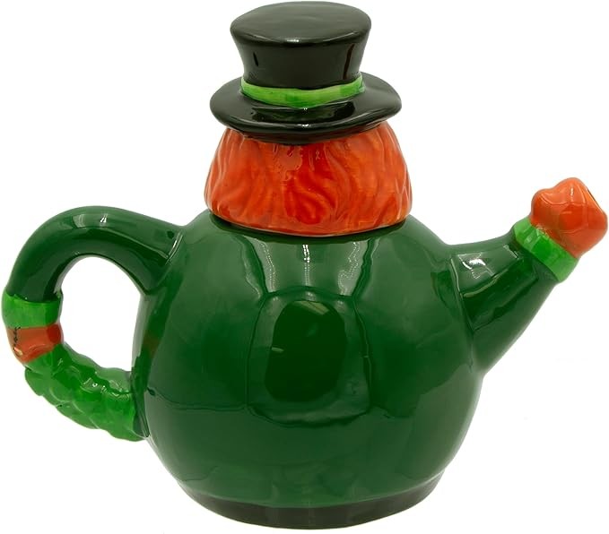 Radiant Treasures Ceramic Leprechaun 16oz Teapot