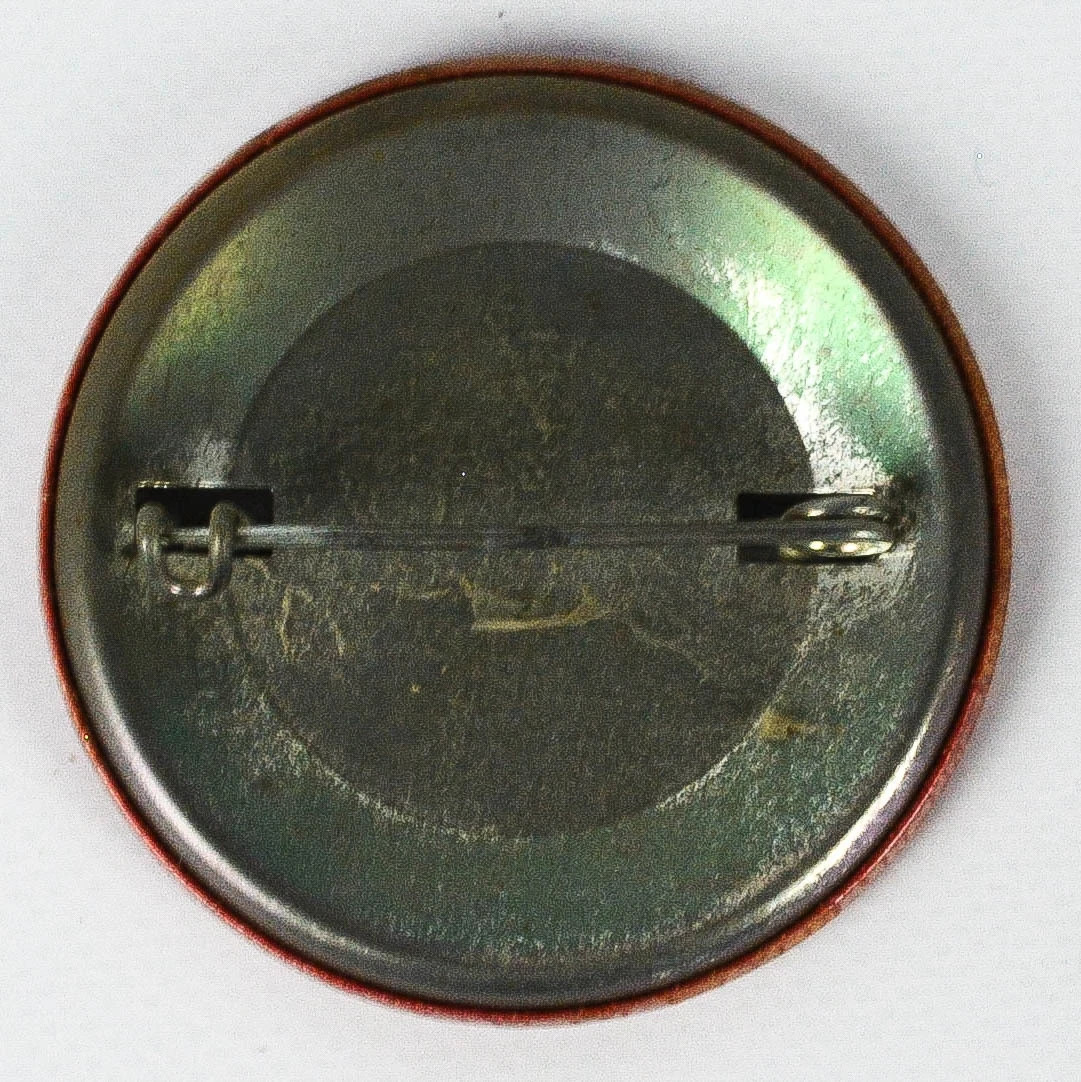 1970s Acid - 1.5 Inch Pinback - "The Only Way to Travel" LSD Sugarcube Button