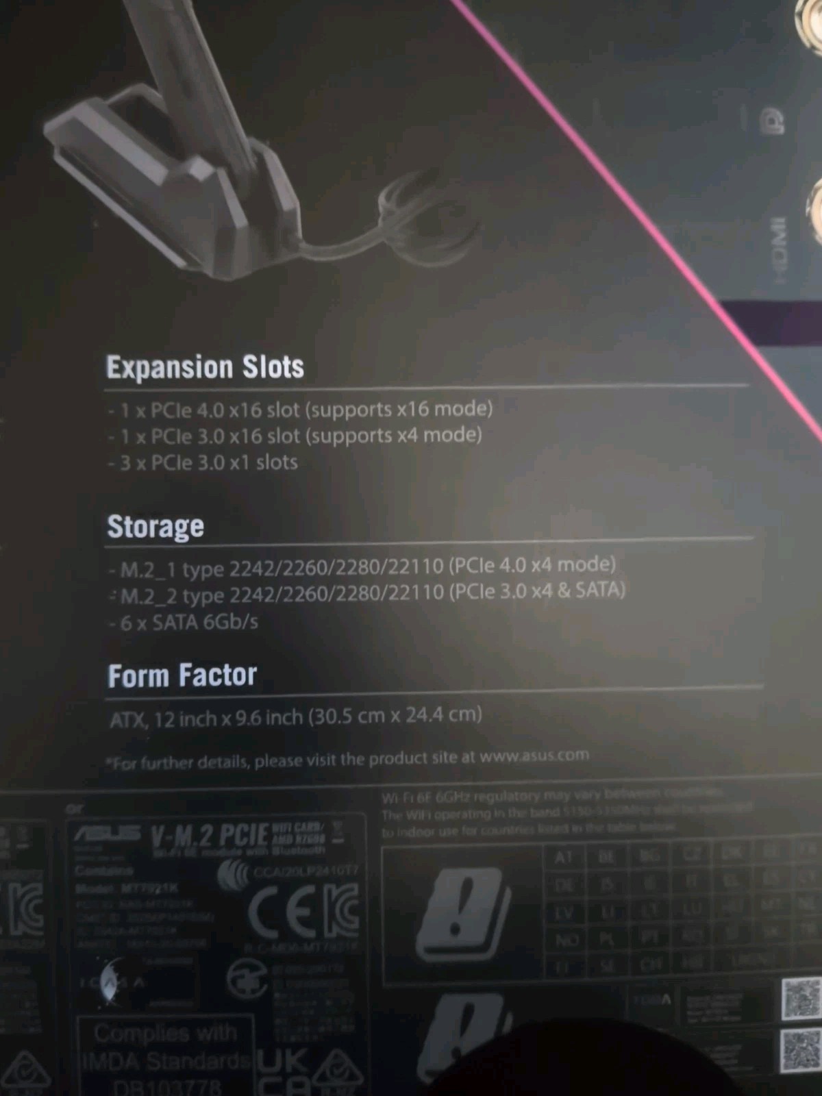 ASUS ROG Strix B550-F Gaming WiFi II AMD Socket AM4 ATX DDR4 Motherboard