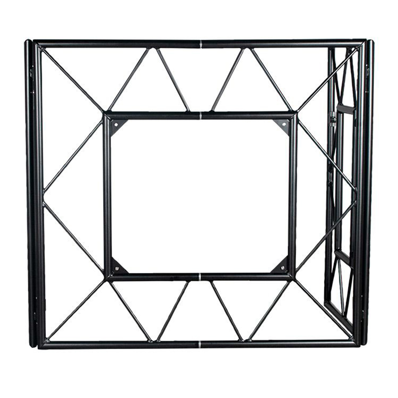 American DJ Pro Event Table 2 MB Foldable Metal DJ Booth Facade in Matte Black