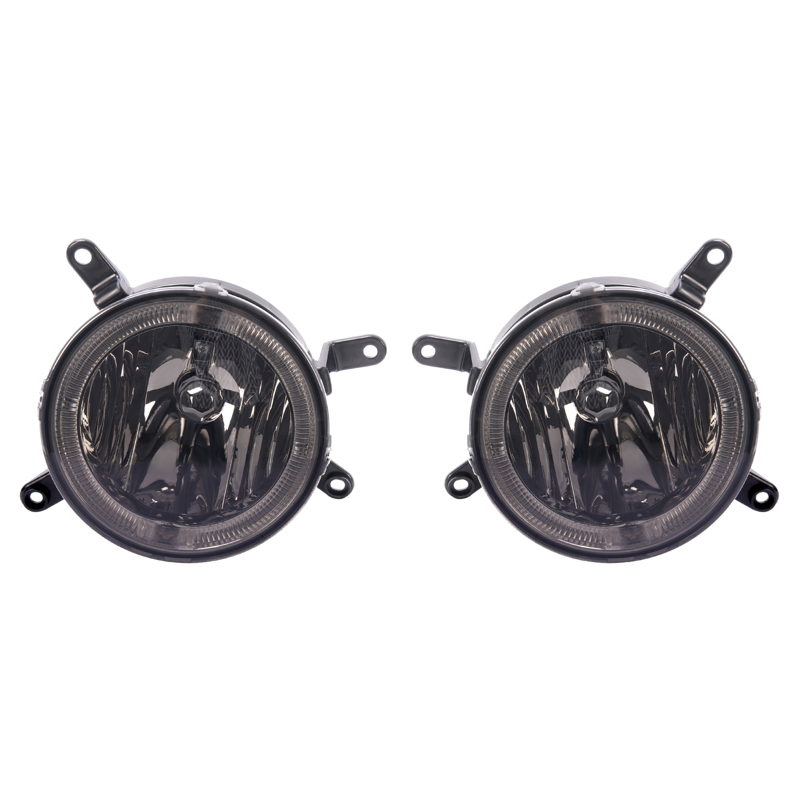 Fog Lights LED Halo Running Light Smoke Lens For Ford Mustang GT 2005-2009 RH&LH