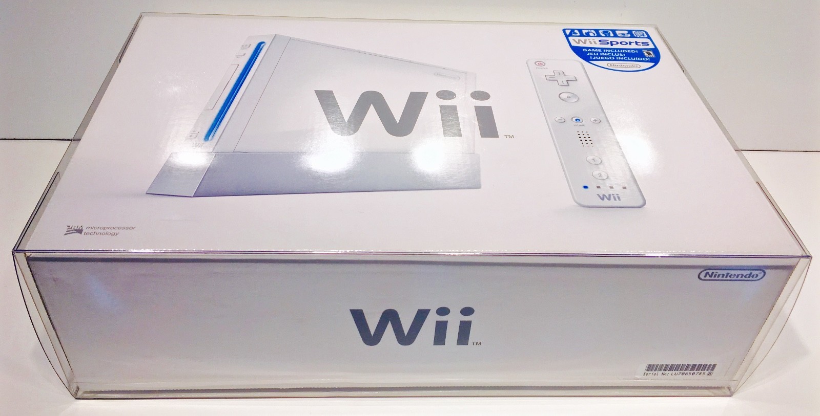 1 Clear Console Box Protector NINTENDO Wii Console Box Original Size! Read!