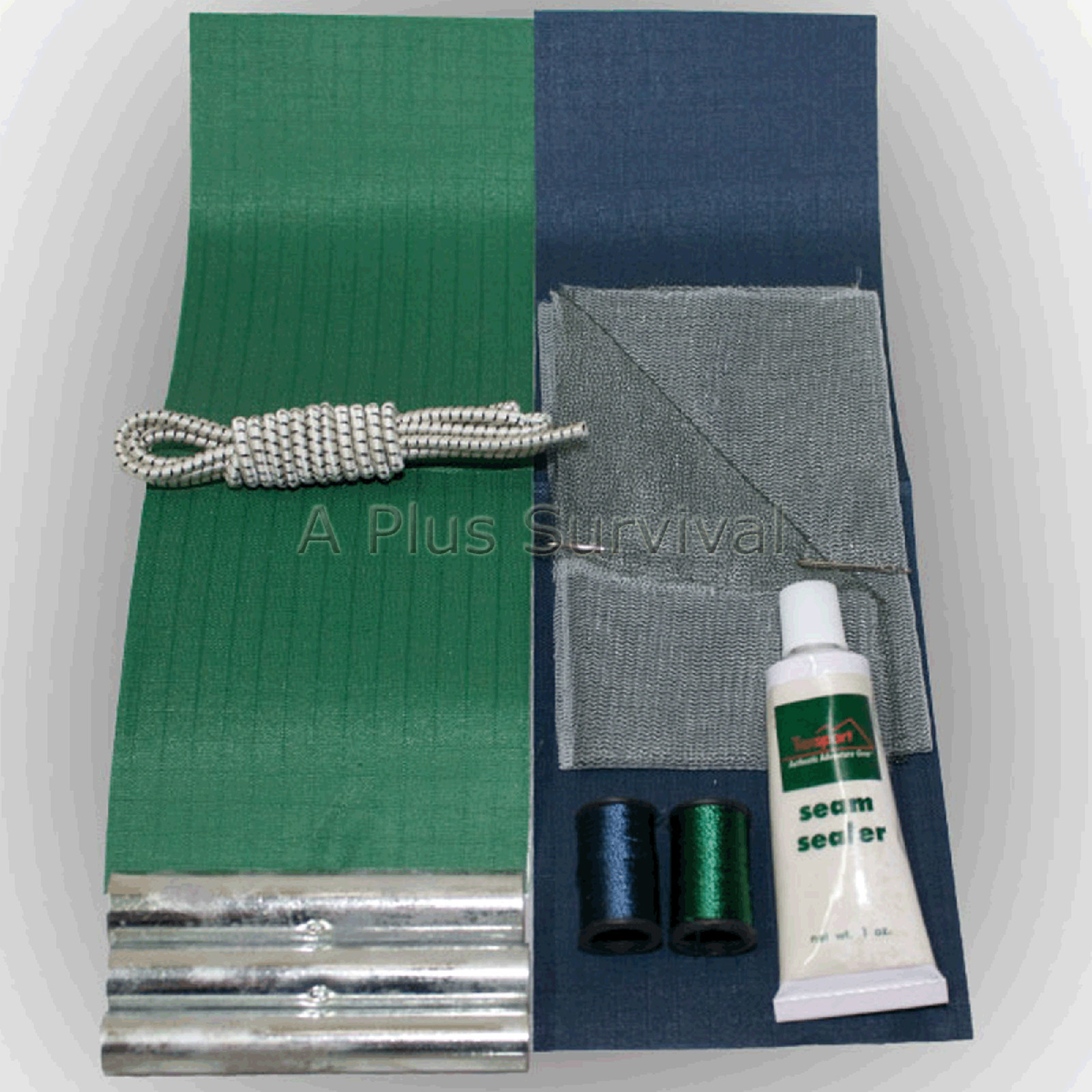 Texsport Nylon Tent Fabric, Poles, Stitching Repair Kit