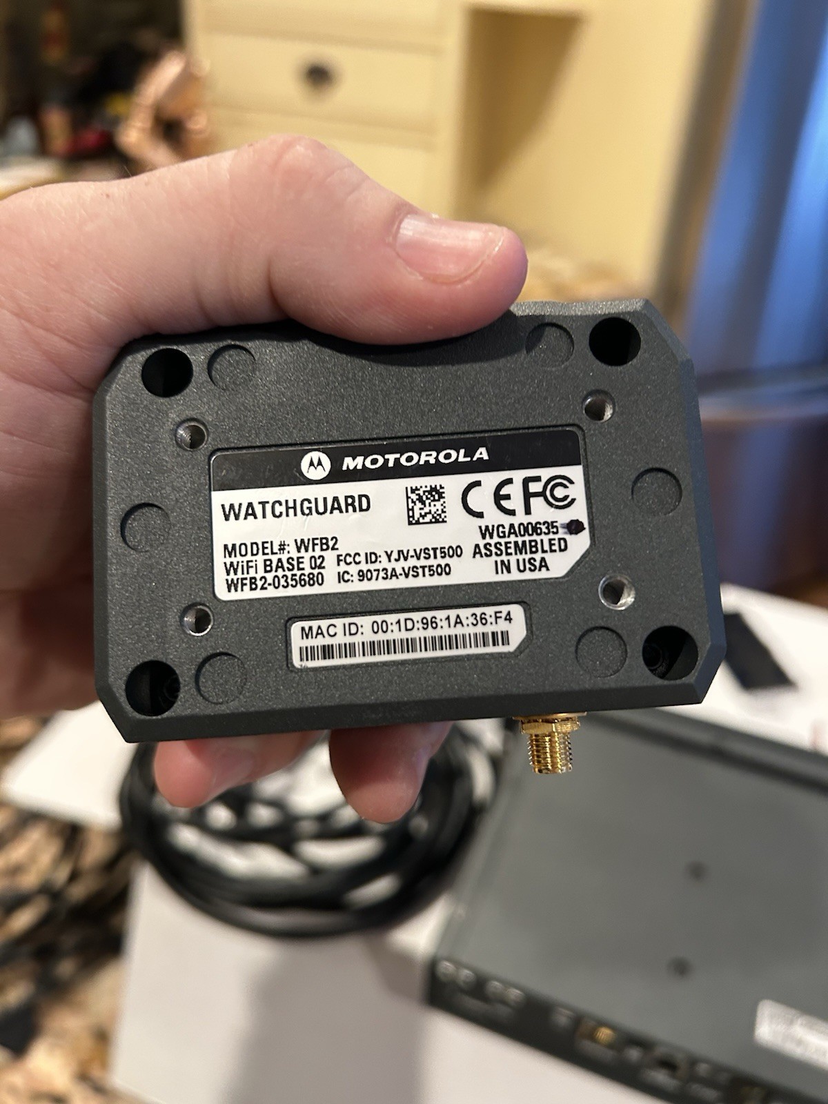 Complete WatchGuard 4RE DVR2 Display - Surveillance System, Dash Camera, Cables.