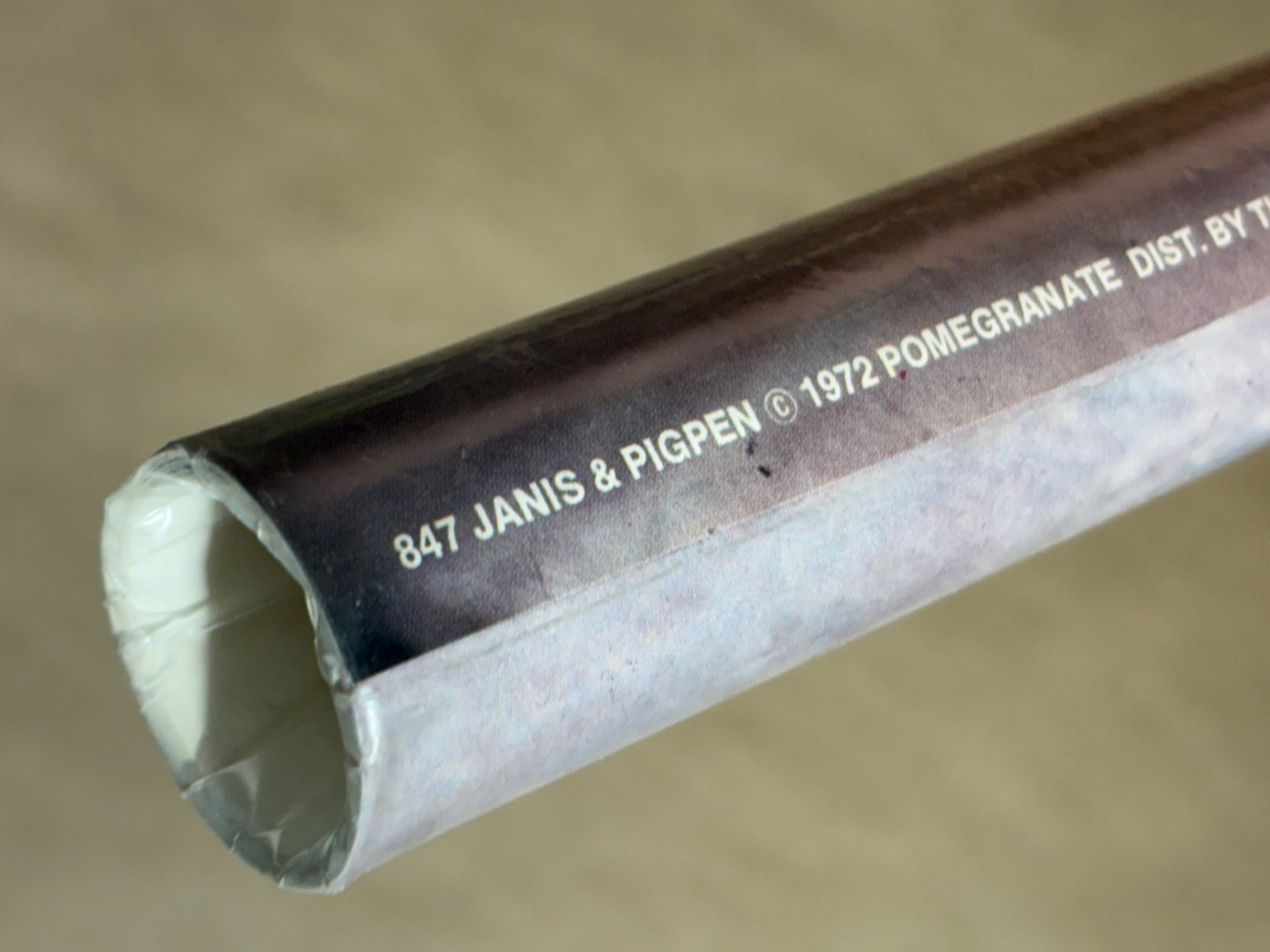 JANIS JOPLIN & PIGPEN GRATEFUL DEAD VINTAGE 1972 POMEGRANATE POSTER STILL SEALED