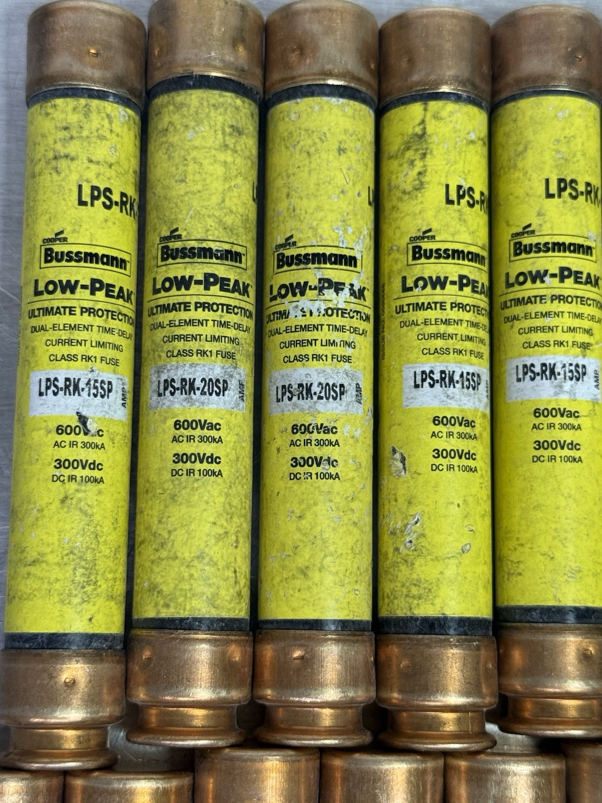 Bussmann LPS-RK Fuse Lot 23 Low-Peak RK1 600V 5SP 15SP 20SP Mixed