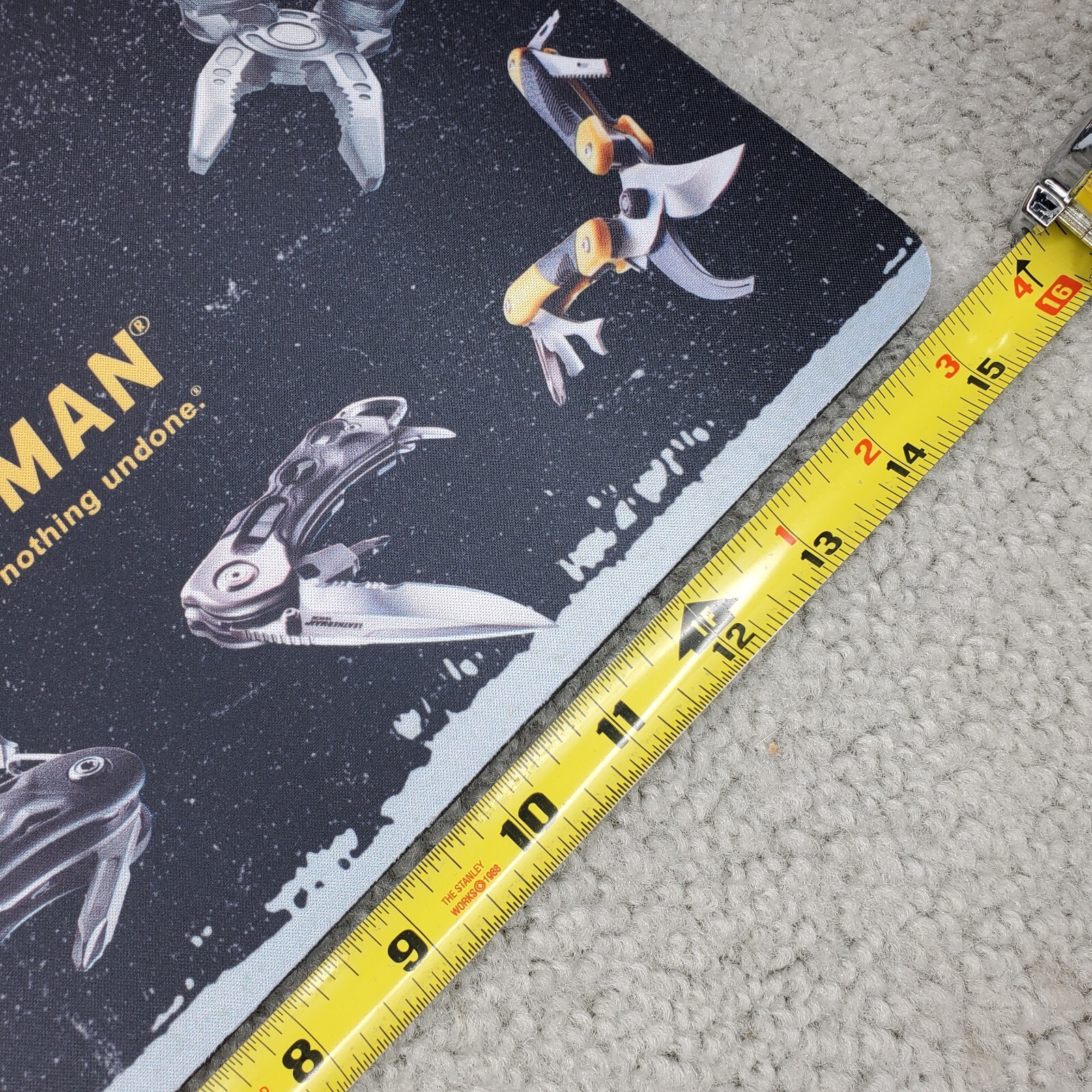 RARE Leatherman Counter Mat Advertisment 15.5" X 9 Counter Display, Work Mat New