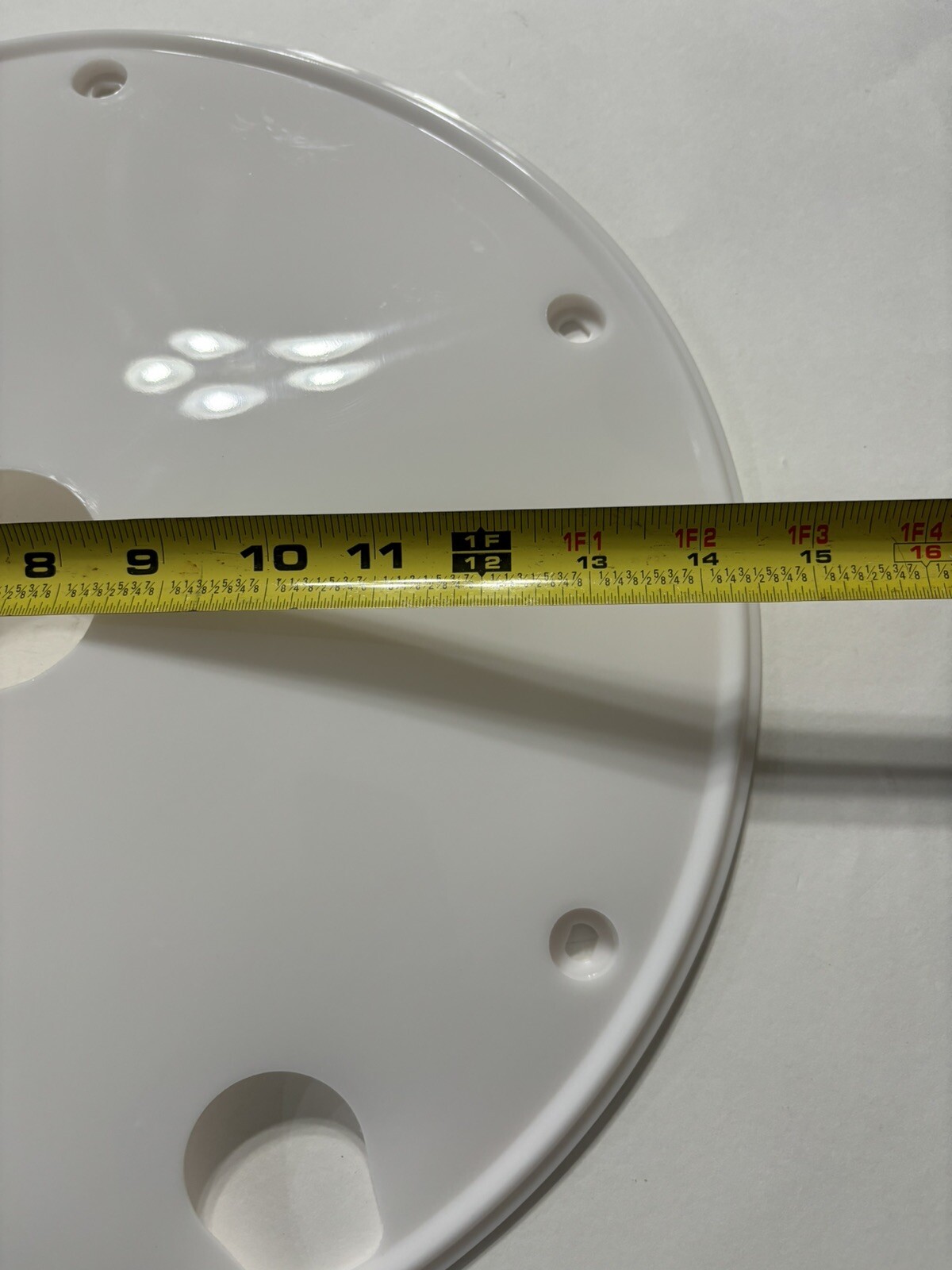 BMX SET OF 4 BICYCLE WHEEL COVERS WHITE NOS