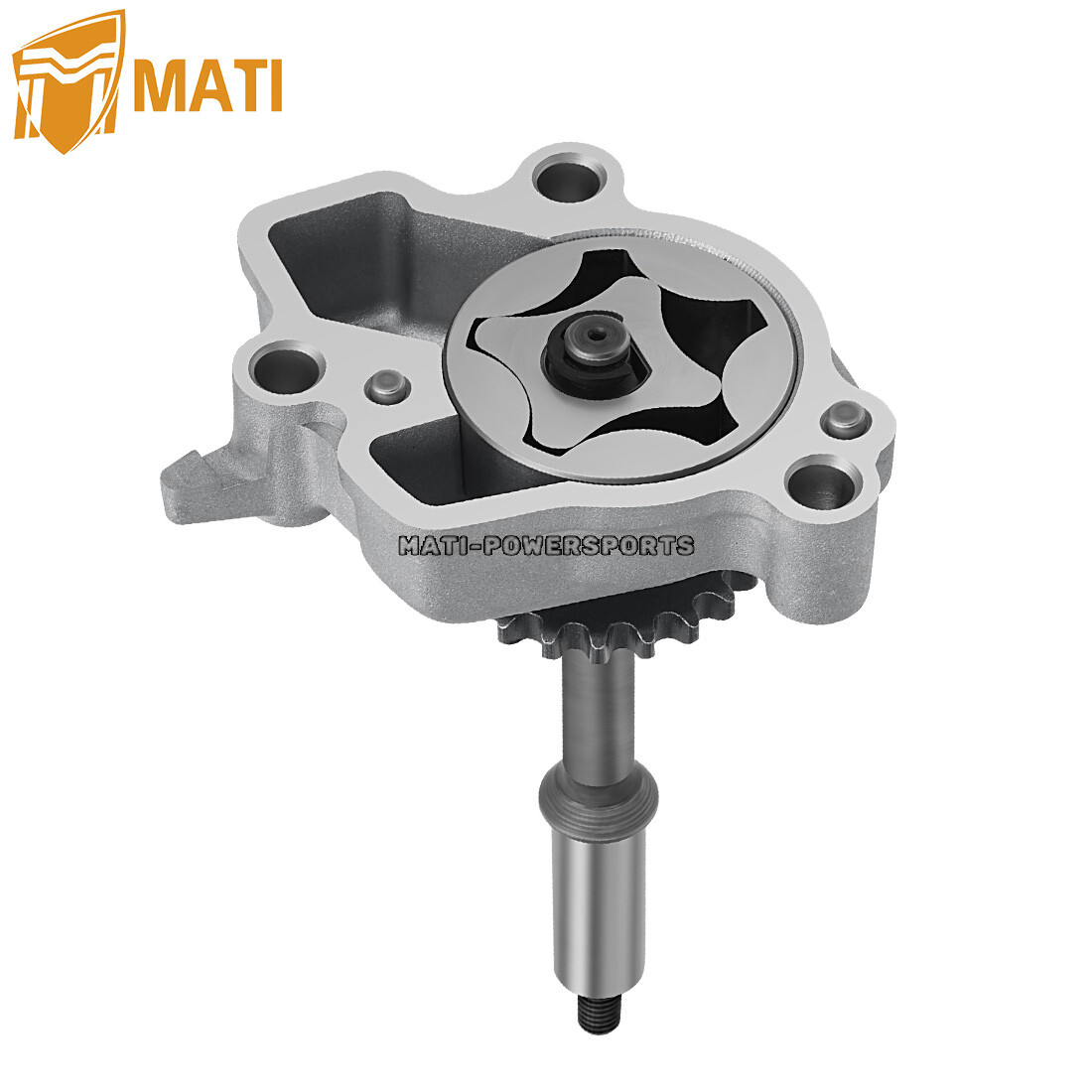 Oil Pump Assembly w/ Inner & Outer Rotor and Shaft for Kawasaki KFX700 2004-2009