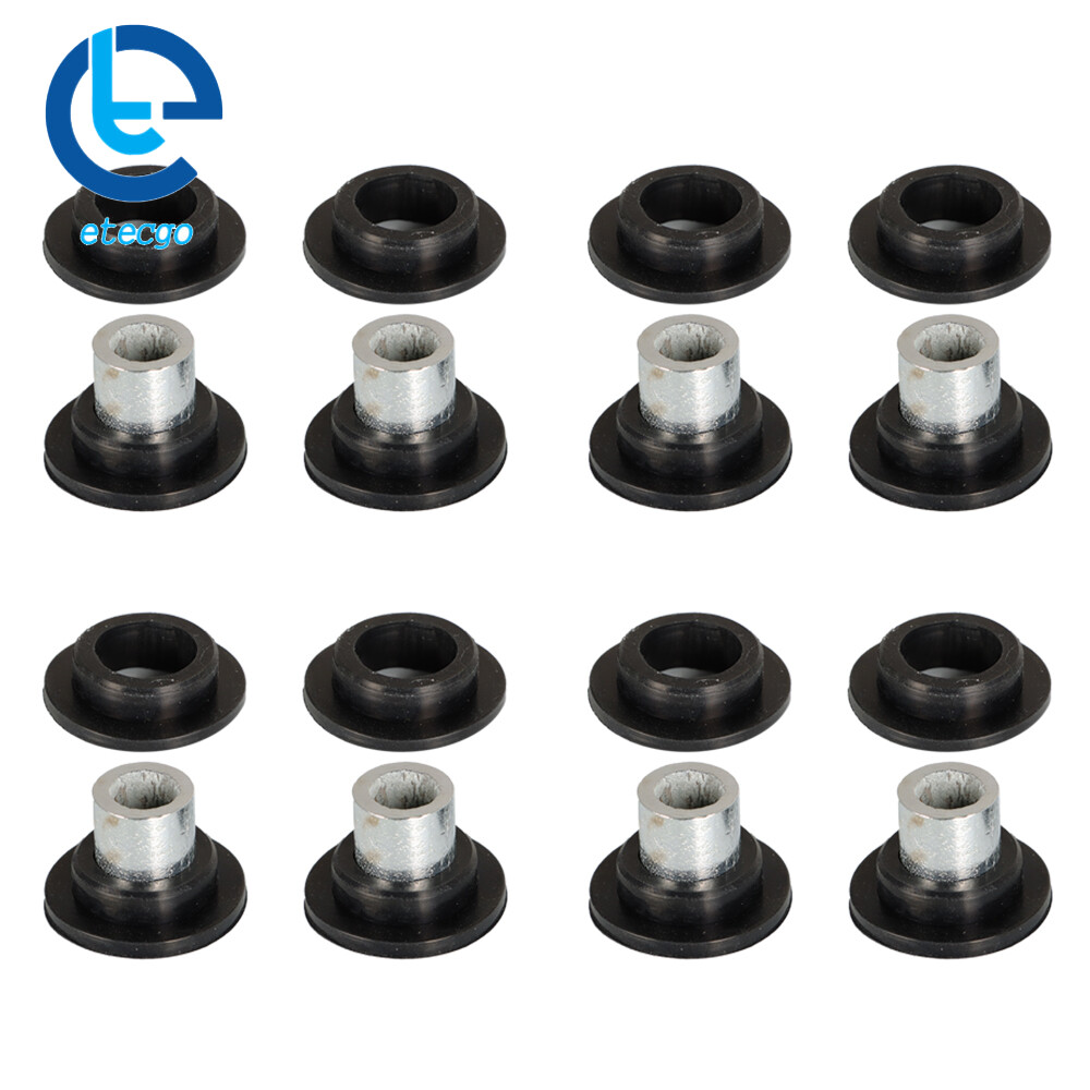For Arctic Cat 400 454 500 650 4X4 Top & Bottom All 4 Shocks Bushing Bearing Kit