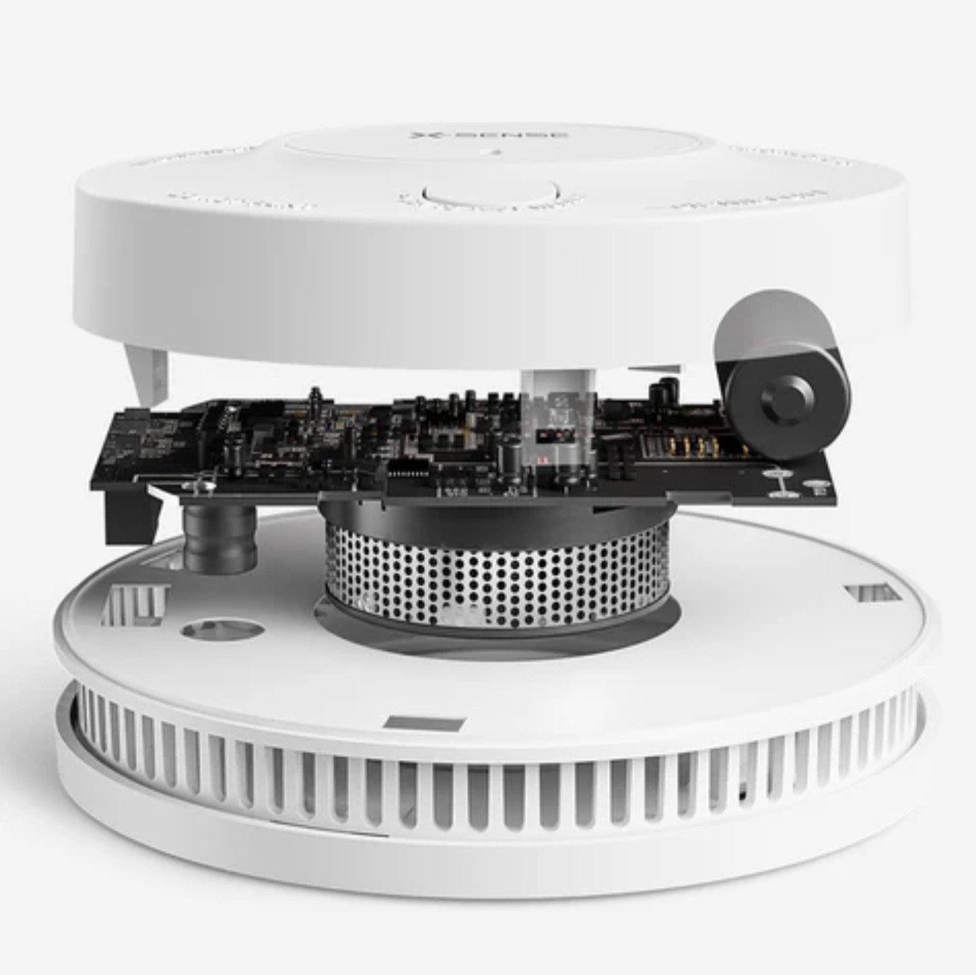 X-Sense Wireless Interconnected Smoke Detector Fire Alarm SD19-W, 6-Pack